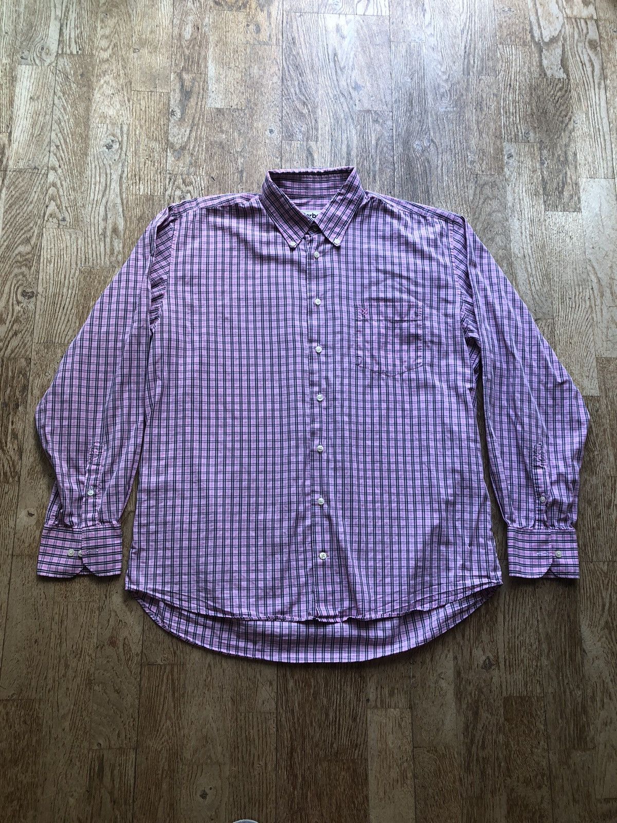 Barbour BARBOUR VINTAGE REGULAR FIT CLASSIC CASUAL BUTTON UP SHIRT Size US L / EU 52-54 / 3 - 1 Thumbnail