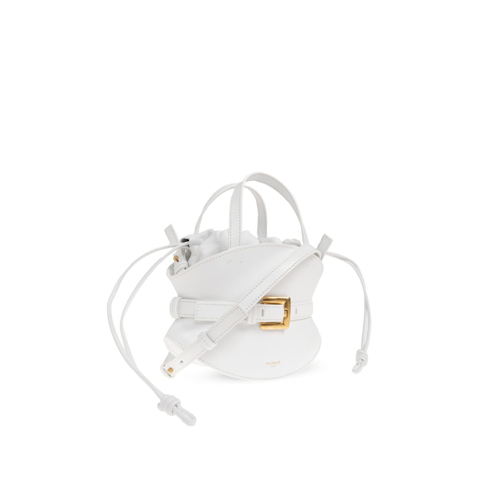 Balmain BALMAIN Shuffle Mini White Shoulder Bag New & Authentic Size ONE SIZE - 3 Thumbnail