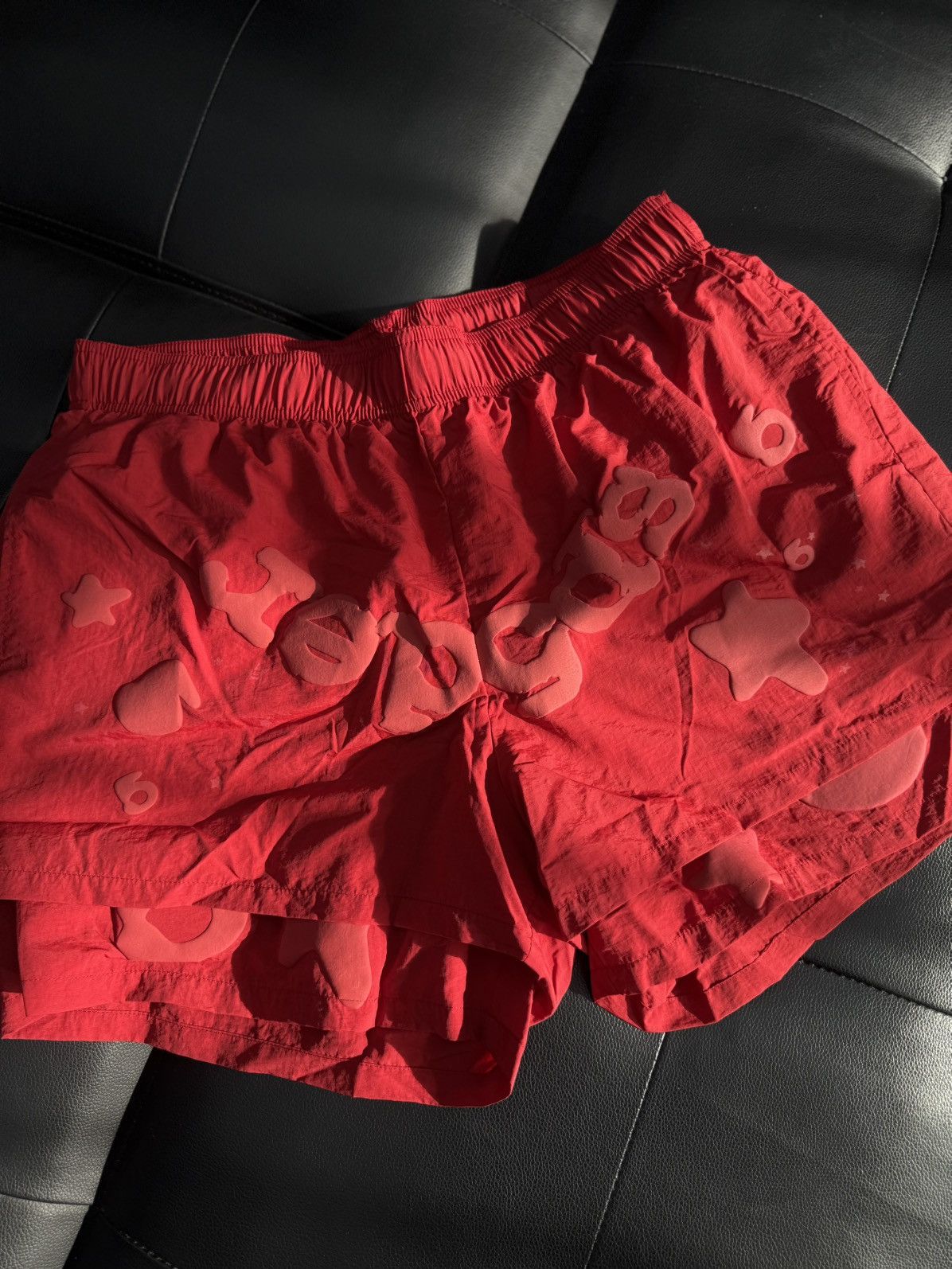 Sp5der Sp5der Double Layer STAR Shorts Size Large (NEW) Red Size US 31 - 3 Thumbnail