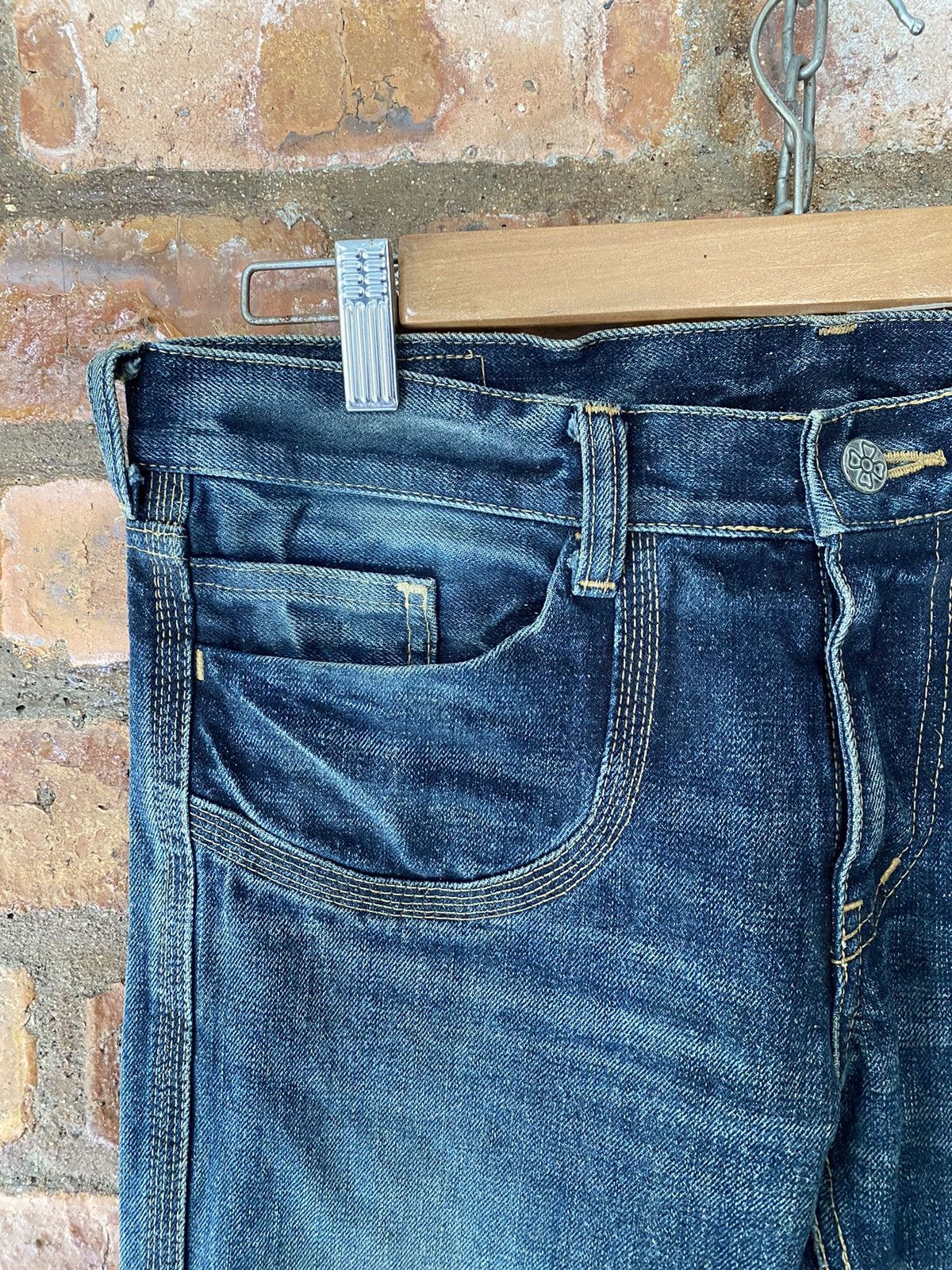 Hysteric Glamour 2000s Ozone Rock Hysteric Glamour Rider raw Denim Size US 32 / EU 48 - 8 Thumbnail