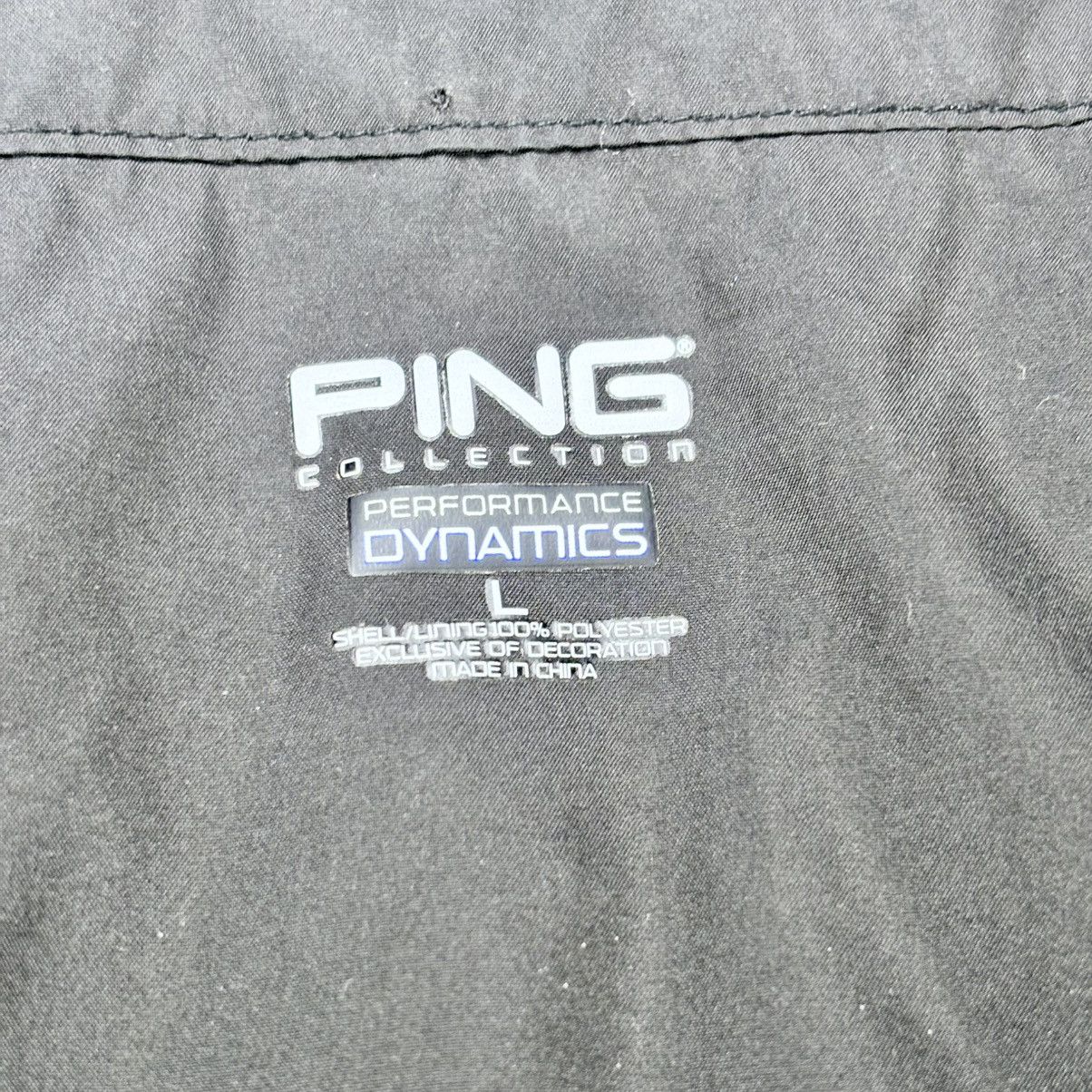 PING Ping Golf Jacket Men L BLK Performance Dynamics Windbreaker Size US L / EU 52-54 / 3 - 2 Thumbnail