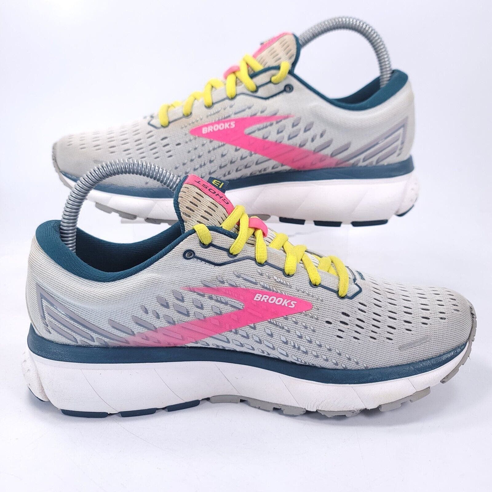 Brooks Brooks Ghost 13 Shoe Womens Size 7.5 1203381B154 Gray Pink Size US 7.5 / IT 37.5 - 6 Thumbnail