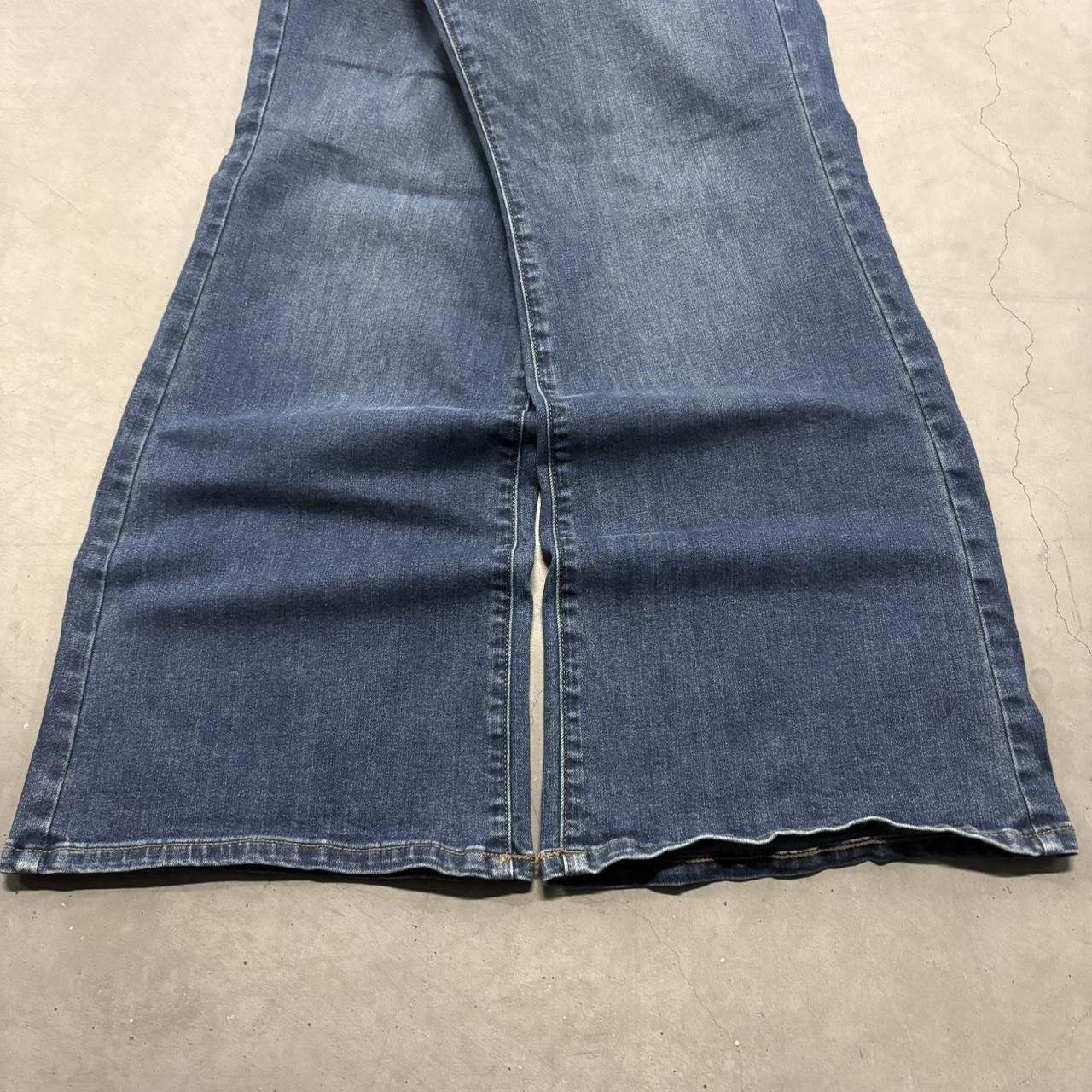 Vintage Crazy Vintage Y2K/2000s Baggy Flare Wideleg Skater Streetwear Dark Wash Denim Jeans! Size US 34 / EU 50 - 5 Thumbnail