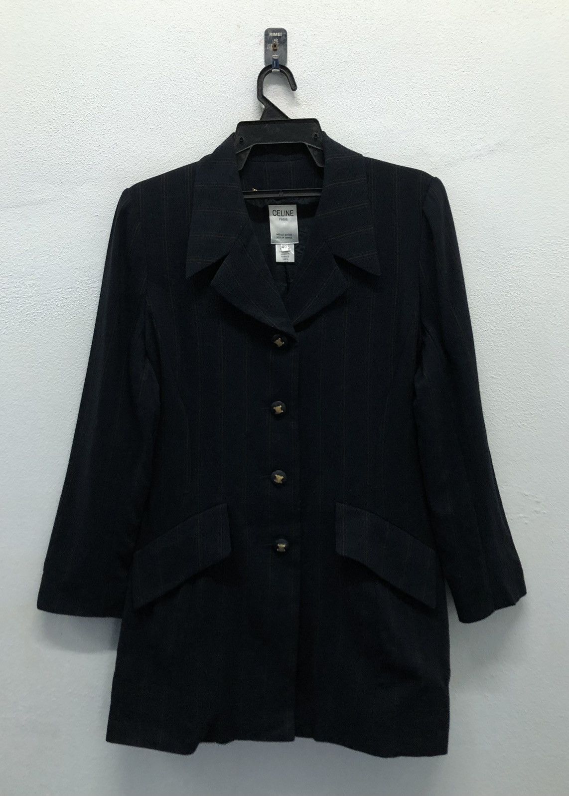 Celine CELINE Paris Vintage Wool Blazer - Made in France - Size 40 Size M / US 6-8 / IT 42-44 - 1 Thumbnail