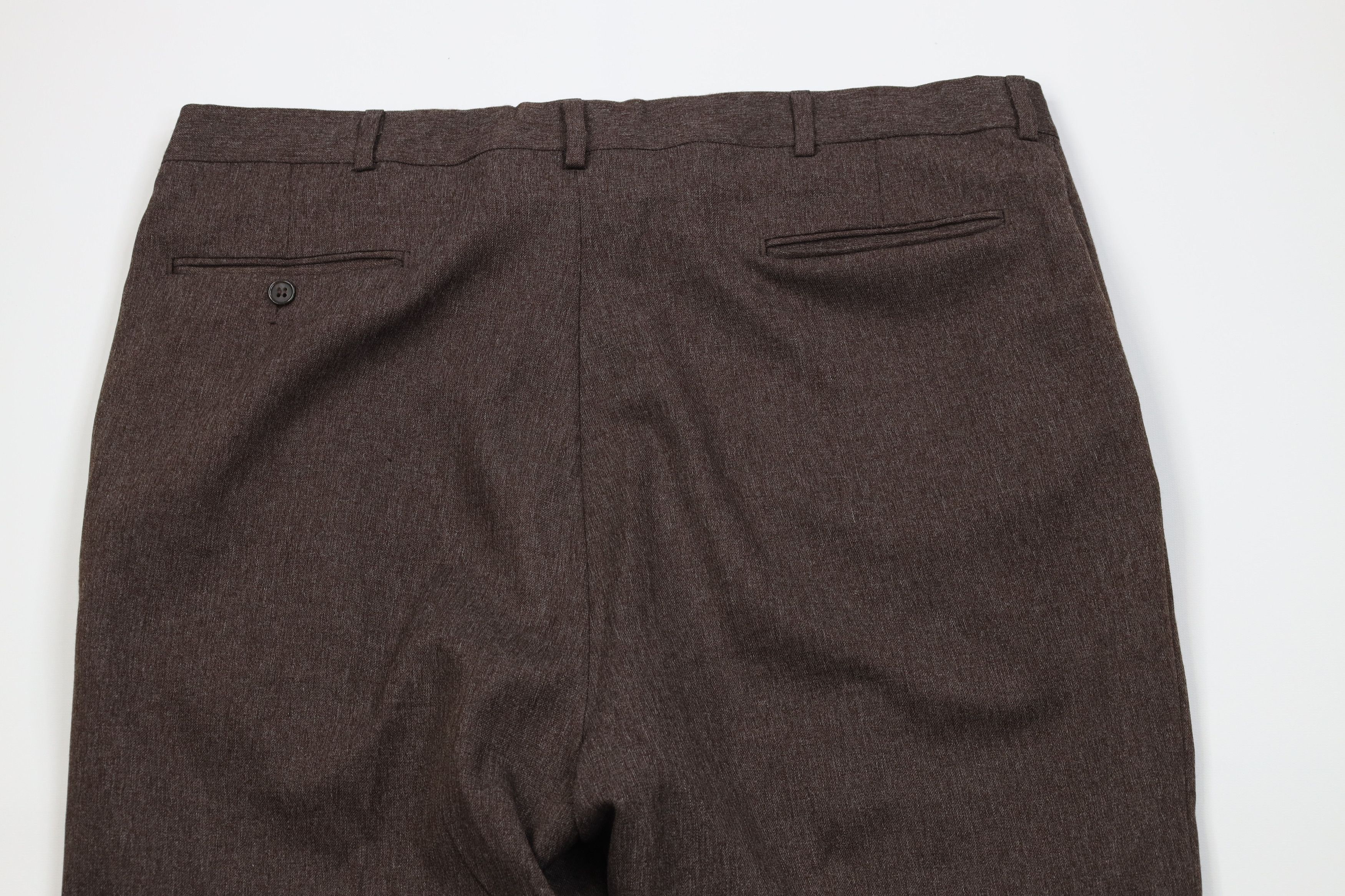 Vintage Vintage 70s Streetwear Flared Wide Leg Chino Pants Brown USA Size US 40 / EU 56 - 10 Thumbnail