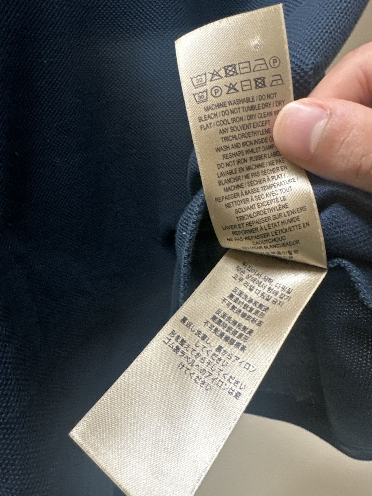 Burberry Navy Burberry Polo Size US S / EU 44-46 / 1 - 5 Thumbnail