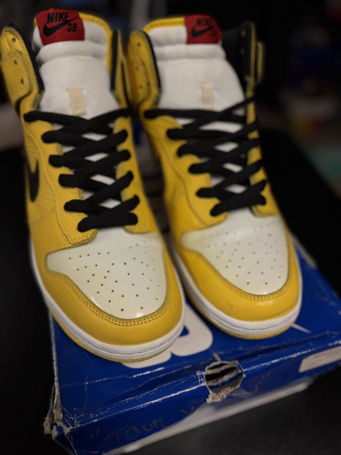Nike Size 11 - Nike SB Dunk High Premium Wet Floor OG BOX 2009 Size US 11 / EU 44 - 6 Thumbnail
