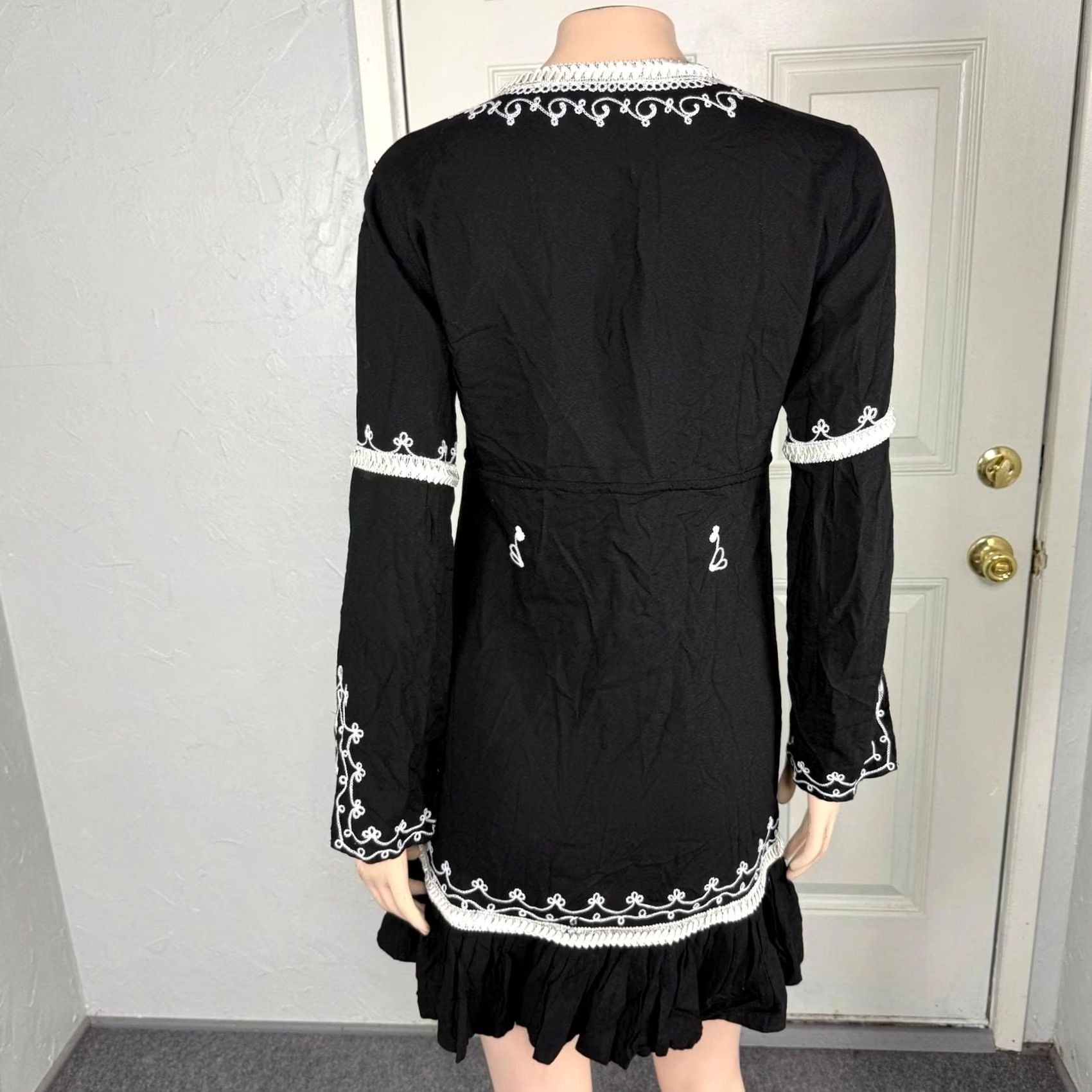Vintage Vintage Y2K Moda International Womens Dress S Hippie Embroider Hippy Boho GG21 Size S / US 4 / IT 40 - 4 Thumbnail