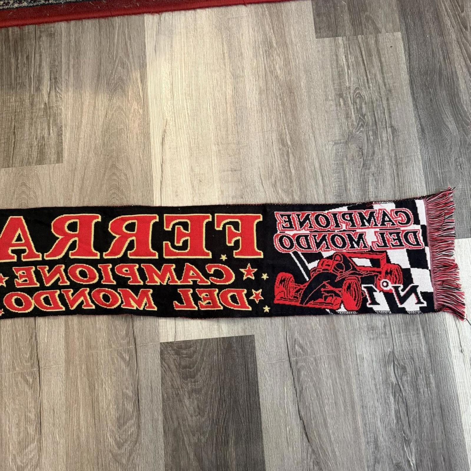 Other Vintage Ferrari champion del mondo scarf 90s OS Size ONE SIZE - 6 Thumbnail