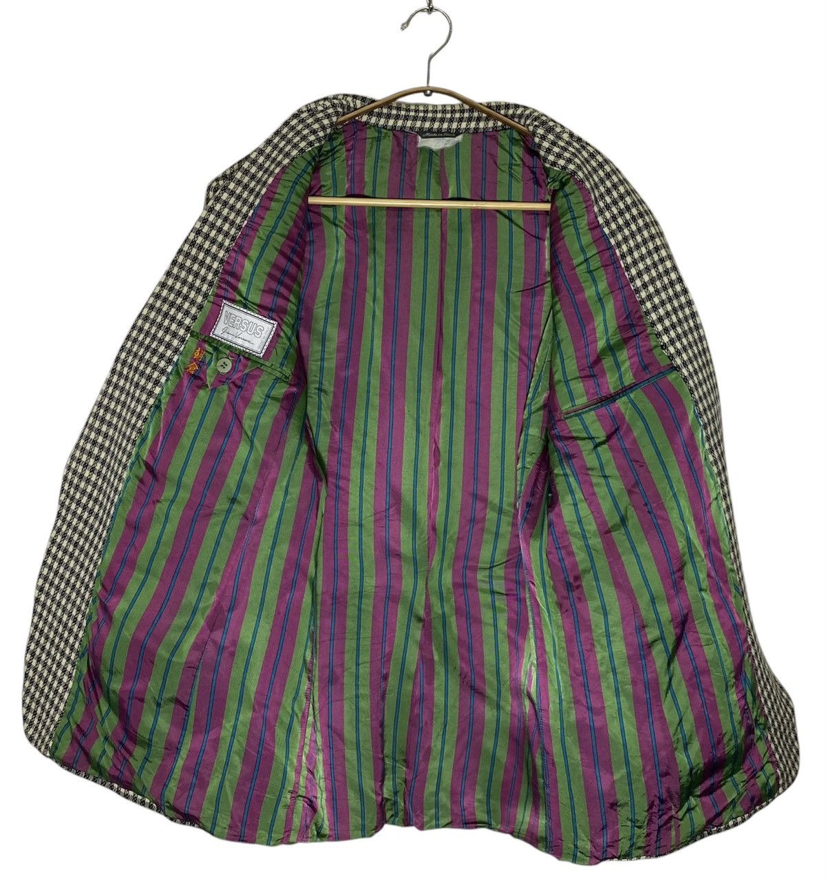 Versace × Versus Versace Vintage Versus Gianni VERSACE Jacket Made in Italy Size 50L - 8 Thumbnail