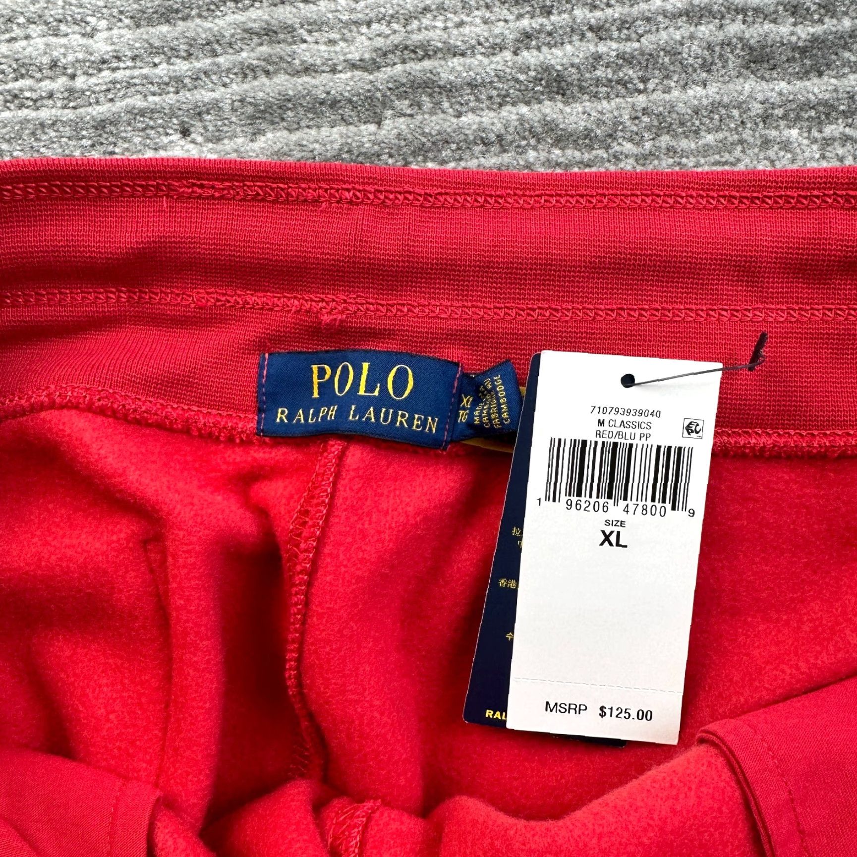 Polo Ralph Lauren Polo Ralph Lauren Pants Mens Extra Large Red Sweatpants Pony Cuffed Size US XL / EU 56 / 4 - 6 Thumbnail