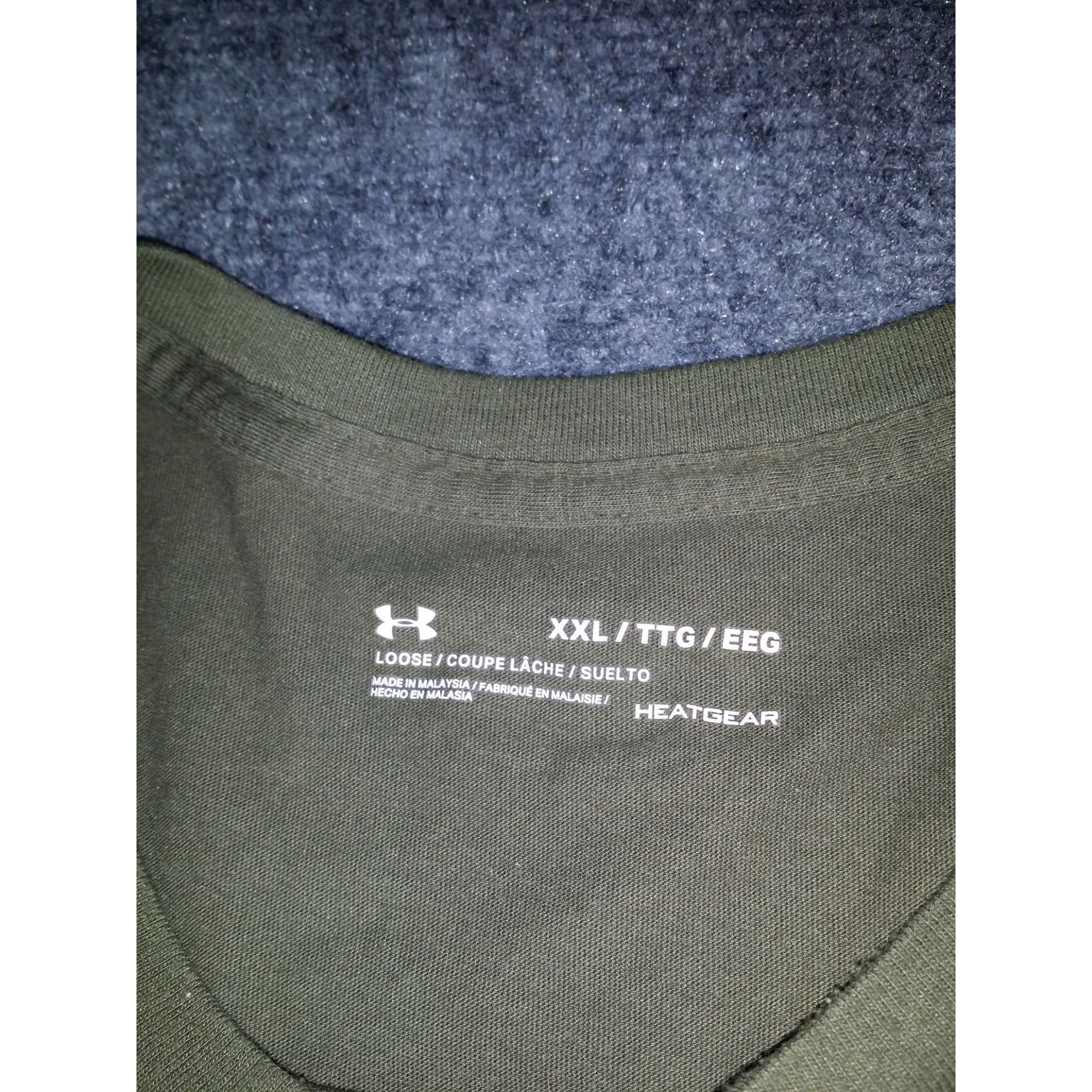 Under Armour Under Armour Tshirt Men Sz XXL Army Green USA Flag Graphic P Size US XXL / EU 58 / 5 - 6 Thumbnail