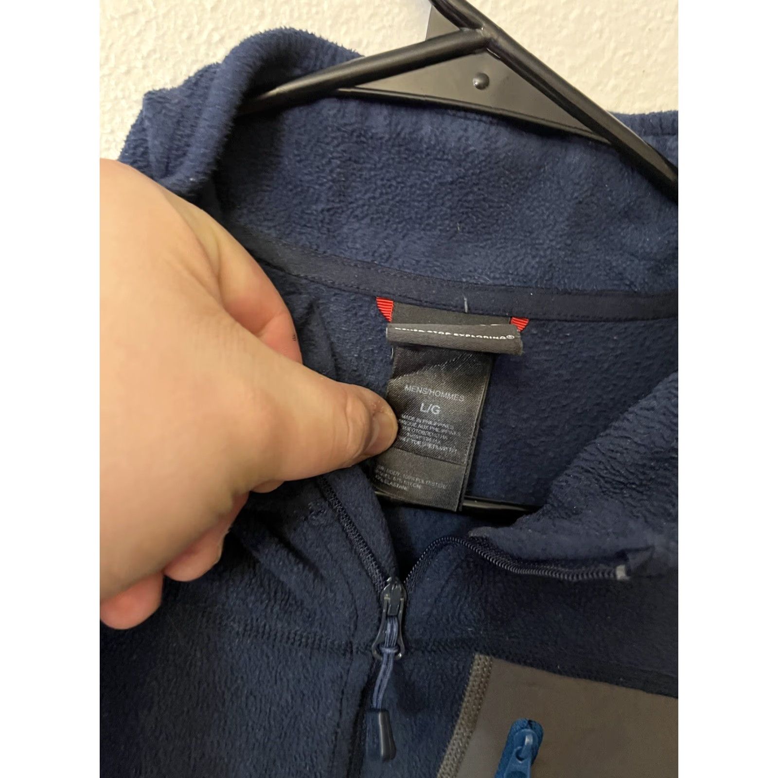 The North Face The North Face Blue Sweatshirt Sz L Pullover Fleece 1/4 Zip Jacket Mens Size US L / EU 52-54 / 3 - 3 Thumbnail