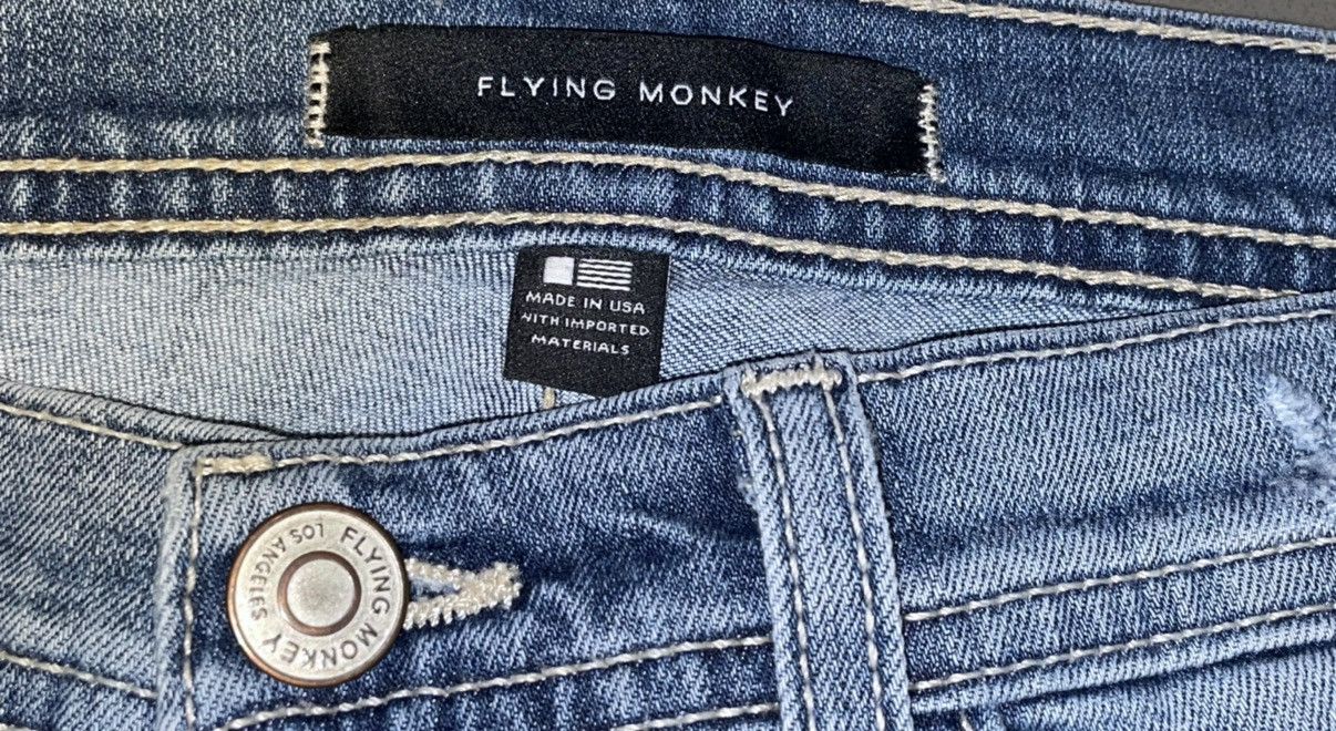 Other Flying Monkey Denim Cutoff Shorts Size 27" / US 4 / IT 40 - 8 Thumbnail