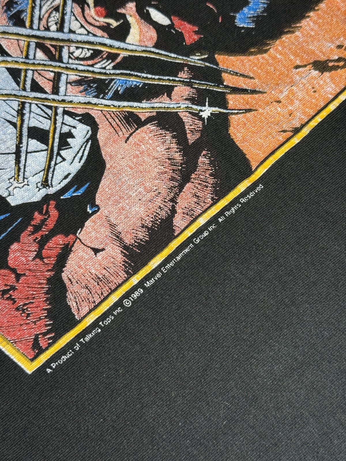 Marvel Comics × Vintage Vintage 80s Wolverine Vs Punisher X-Men Marvel RARE T Shirt Size US L / EU 52-54 / 3 - 3 Thumbnail