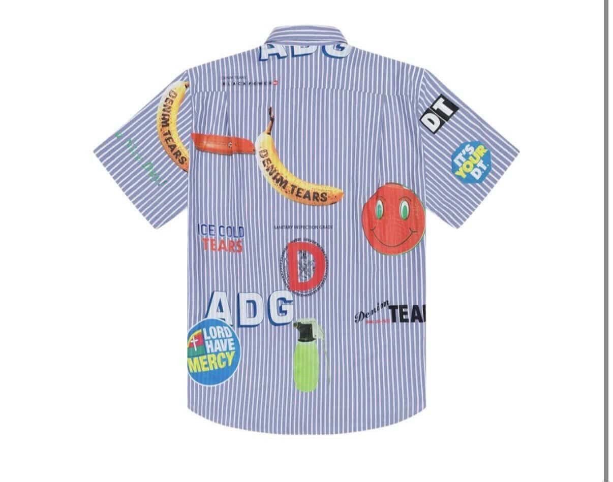 DENIM TEARS Denim Tears Sweet Corner Short Sleeve Shirt Size US XL / EU 56 / 4 - 3 Thumbnail