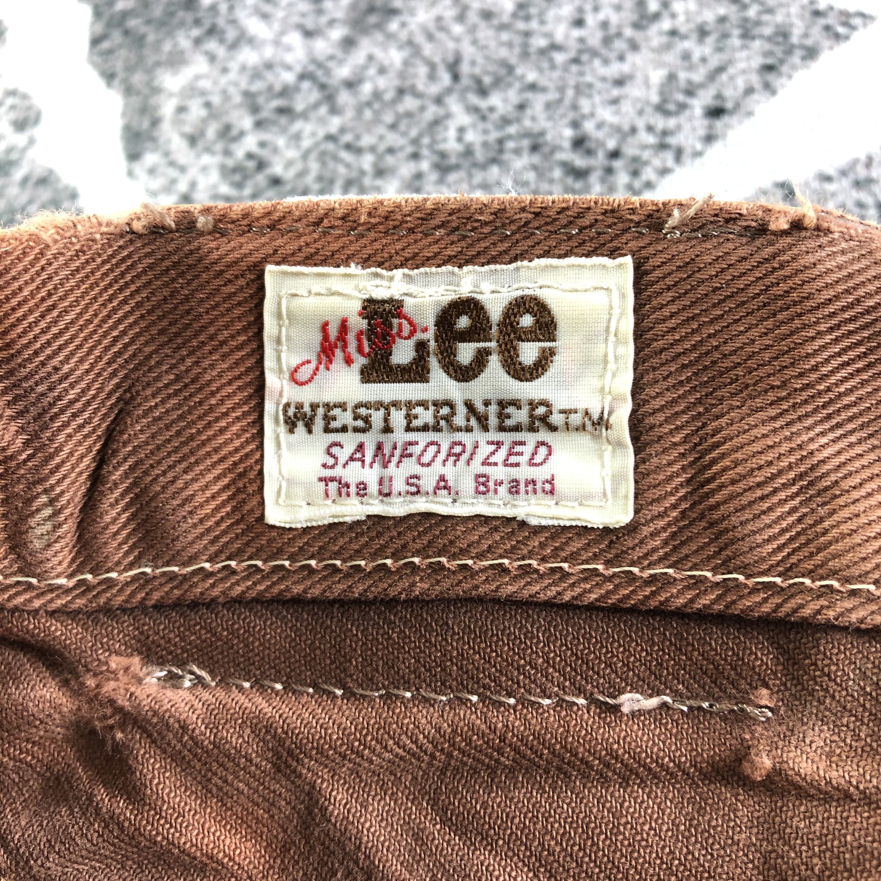Lee Vintage Lee Jeans Earth Tone Denim KJ2976 Size US 27 - 8 Thumbnail