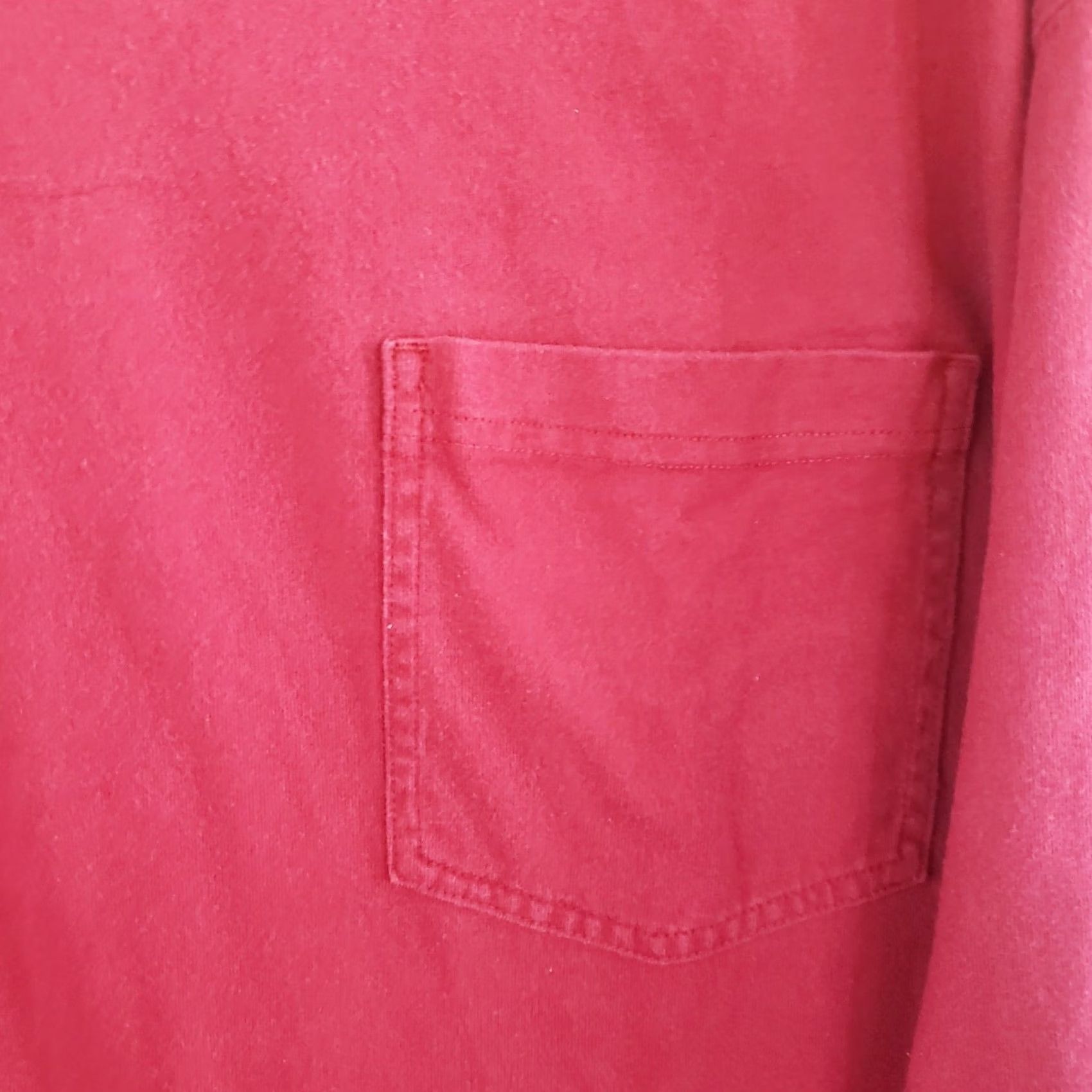 Vintage Duluth Tee Mens XL Red Longtail Men Cotton Crew Long Sleeve Relaxed Size US XL / EU 56 / 4 - 4 Thumbnail