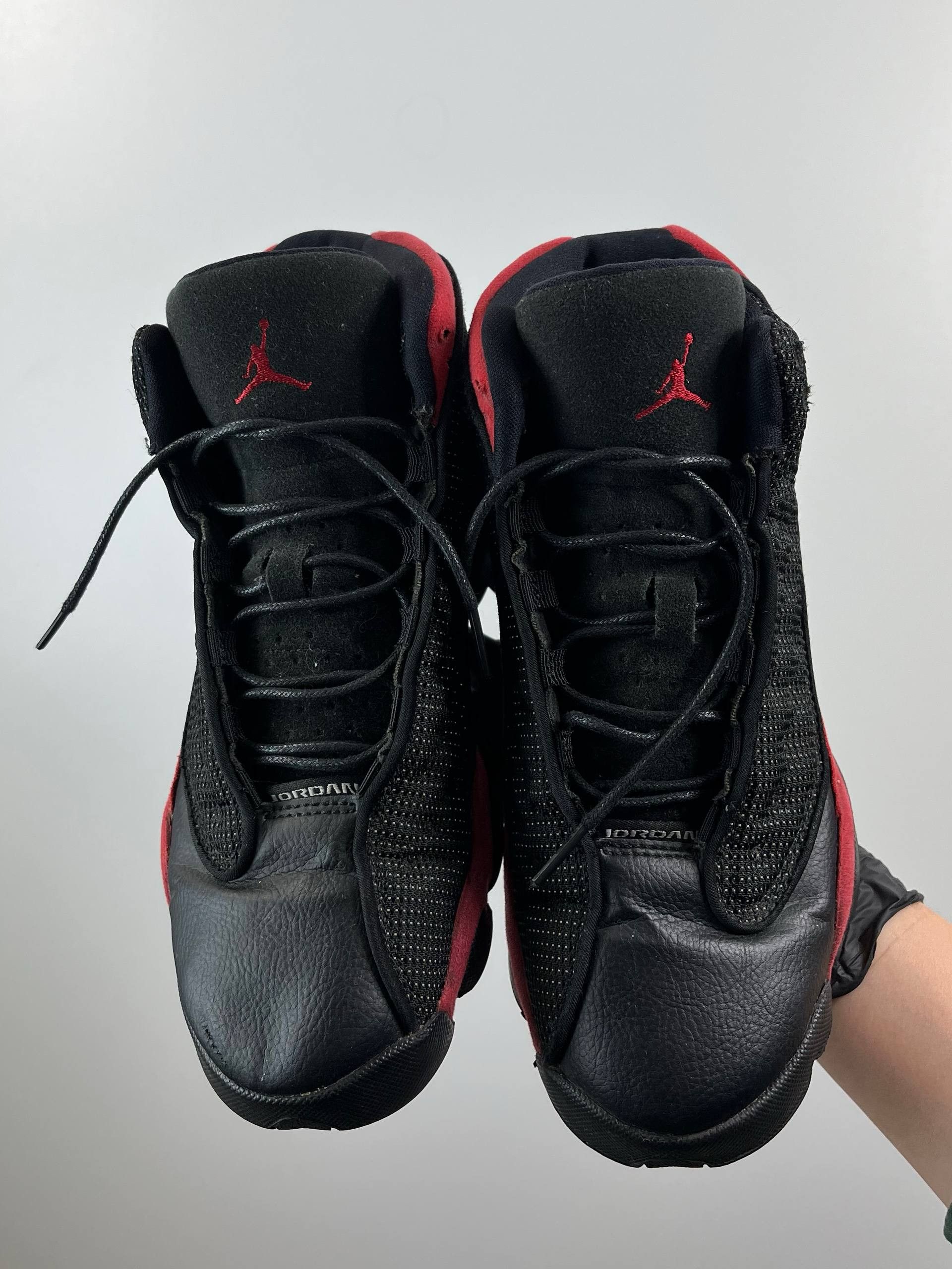 Jordan Brand Nike Air Jordan 13 Retro Bred Black Red 2017 Size 5.5 Size US 5.5 / EU 38 - 1 Thumbnail