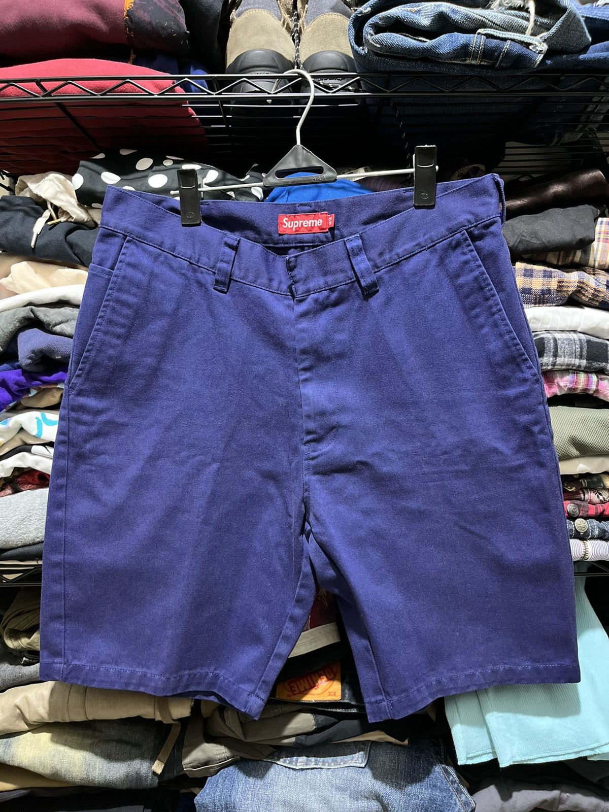 Supreme Supreme Short Navy Size US 32 / EU 48 - 1 Thumbnail