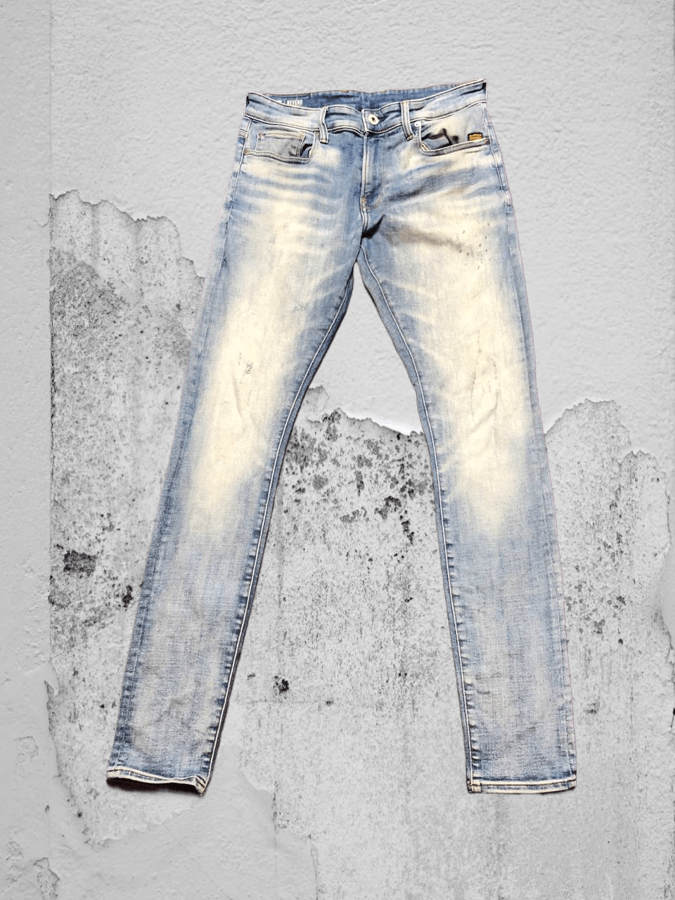 G-Star G-Star Raw vintage Denim pants logo blue jeans Y2K Size US 33 - 1 Thumbnail
