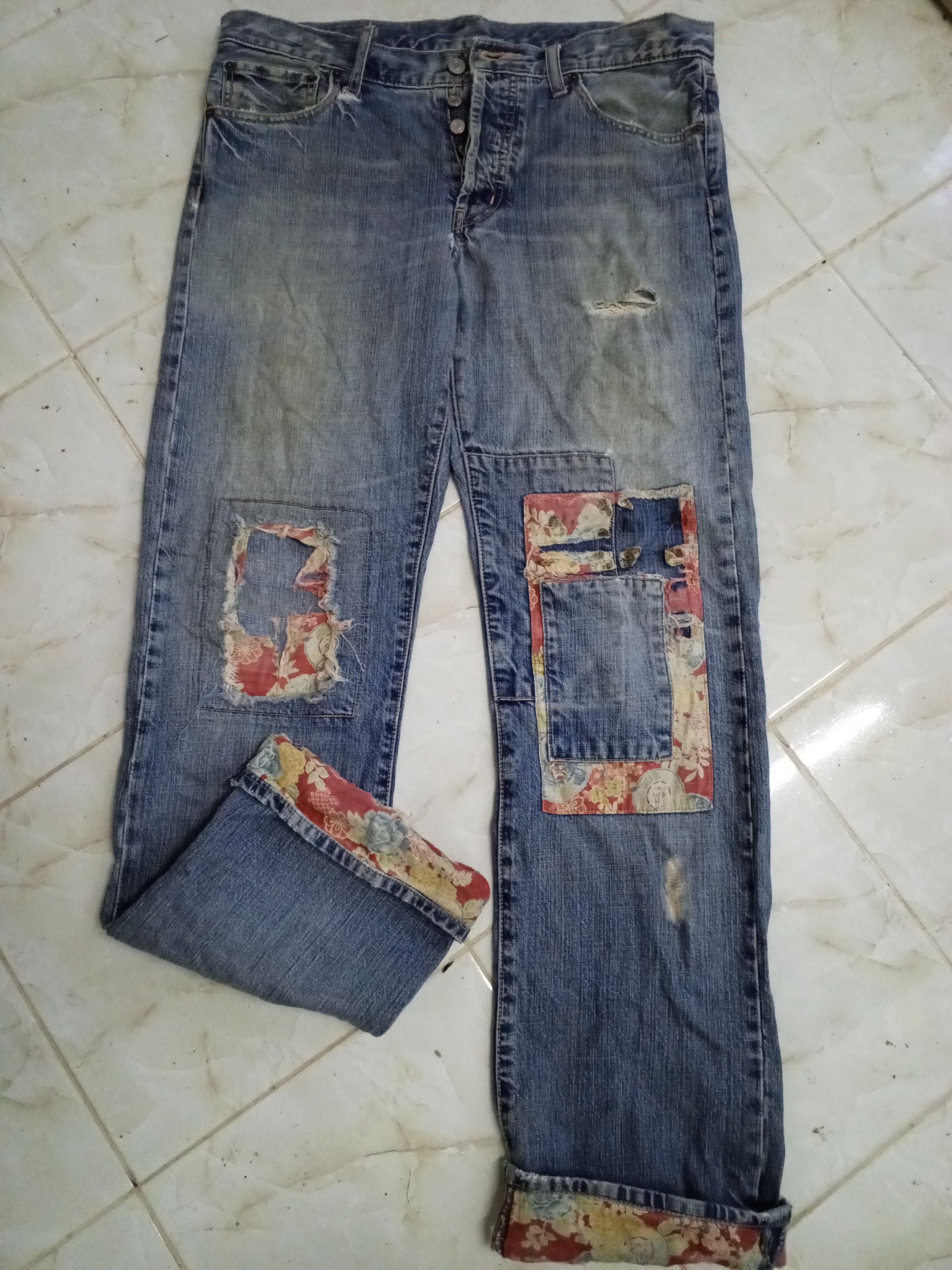 Japanese Brand × Takeo Kikuchi Takeo kikuchi JAPANBRANDS jeans rare design Size US 36 / EU 52 - 1 Thumbnail
