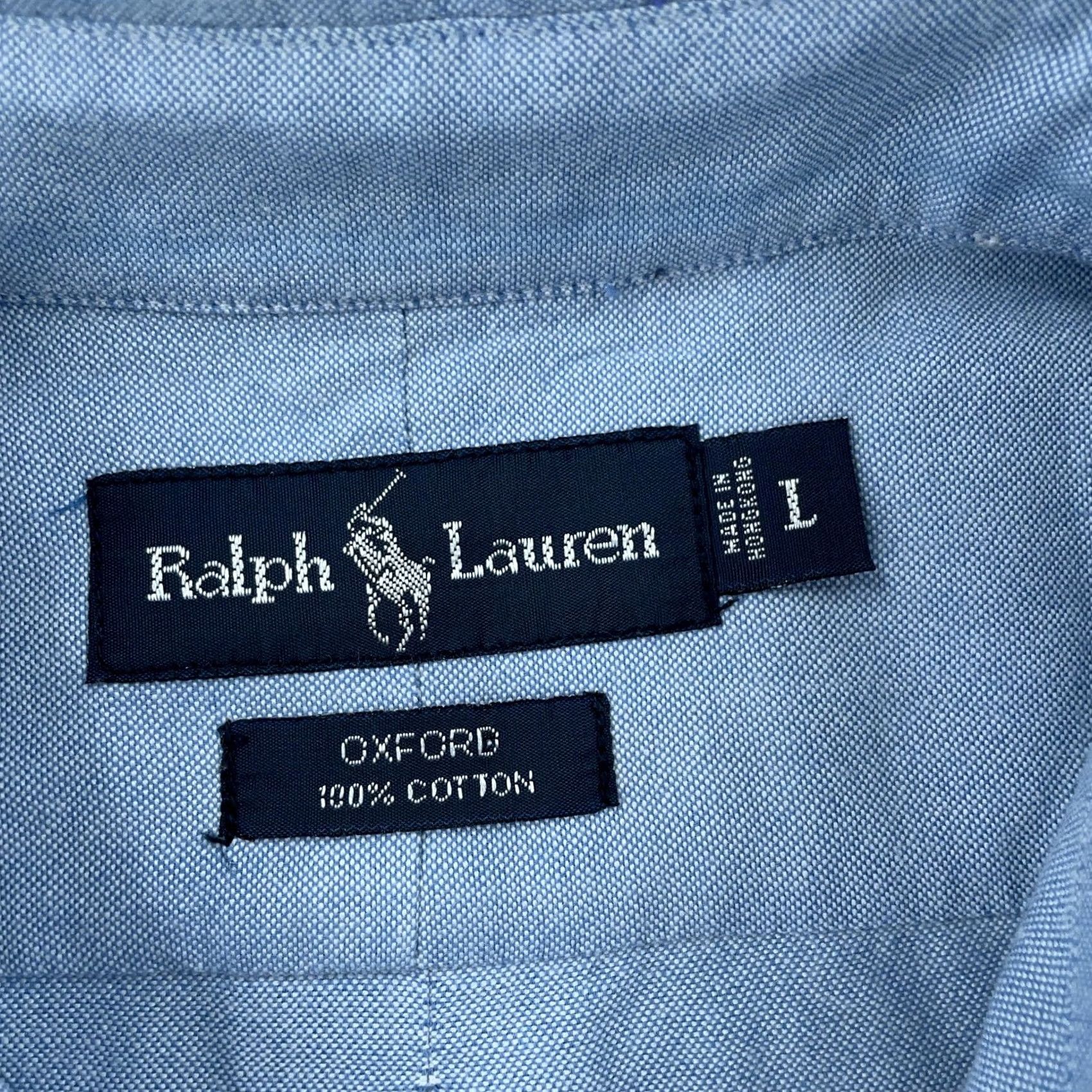 Ralph Lauren Ralph Lauren Shirt Men Large Blue Long Sleeve Button Down Flesh Pony Logo Size US L / EU 52-54 / 3 - 7 Thumbnail
