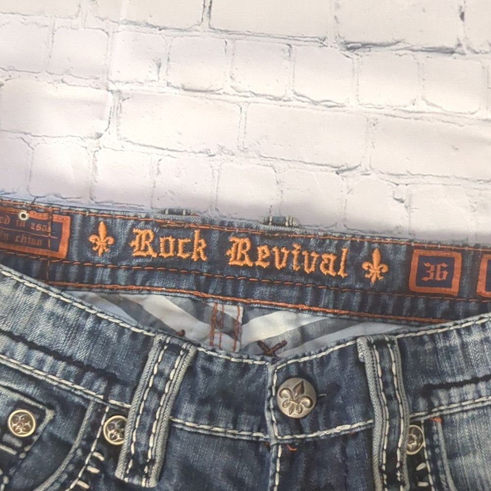 Rock Revival Rock revival distressed Julian straight jeans size 36 Size US 36 / EU 52 - 3 Thumbnail
