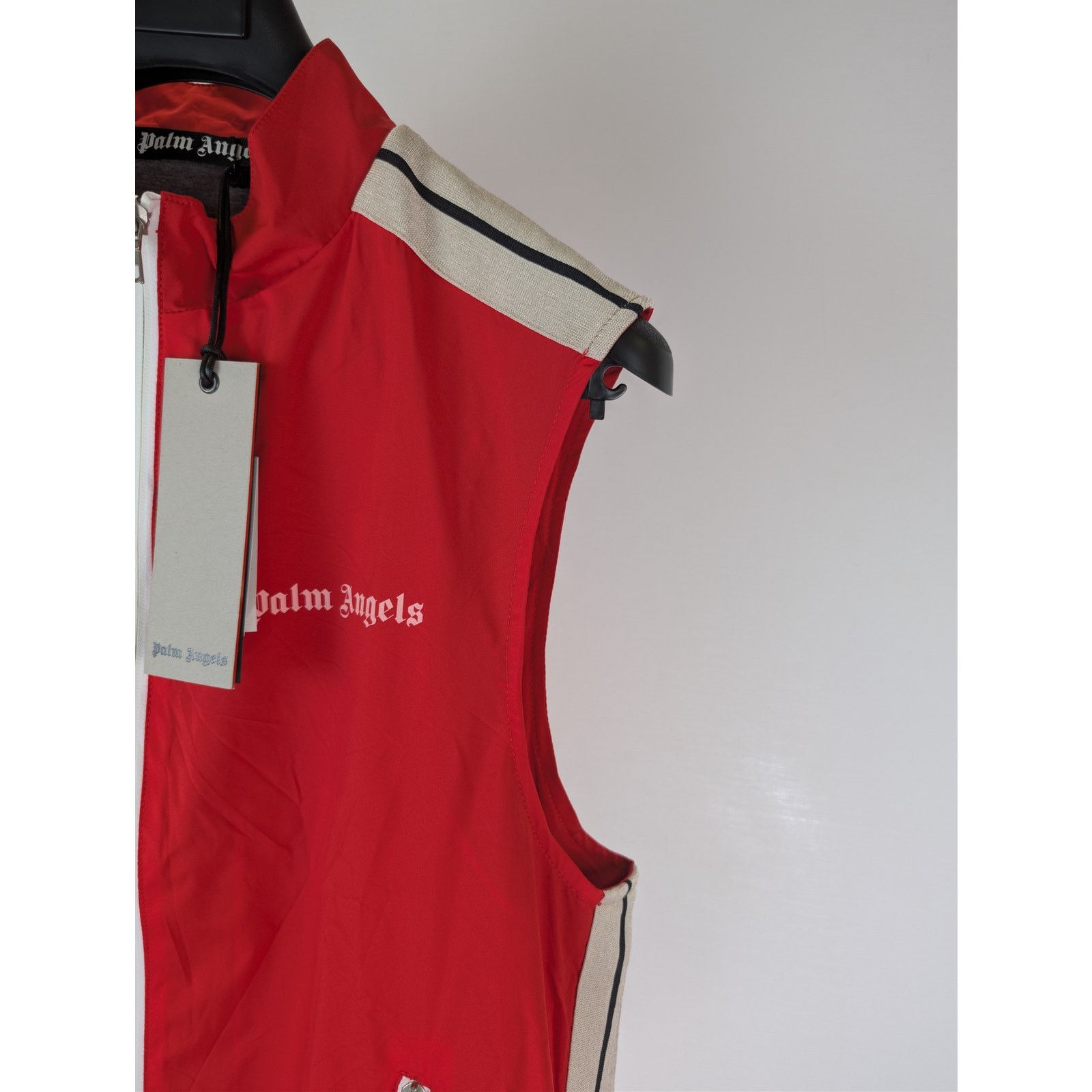 Palm Angels o1rshd1 Classic Logo Vest in Red / Off White Size US M / EU 48-50 / 2 - 5 Thumbnail