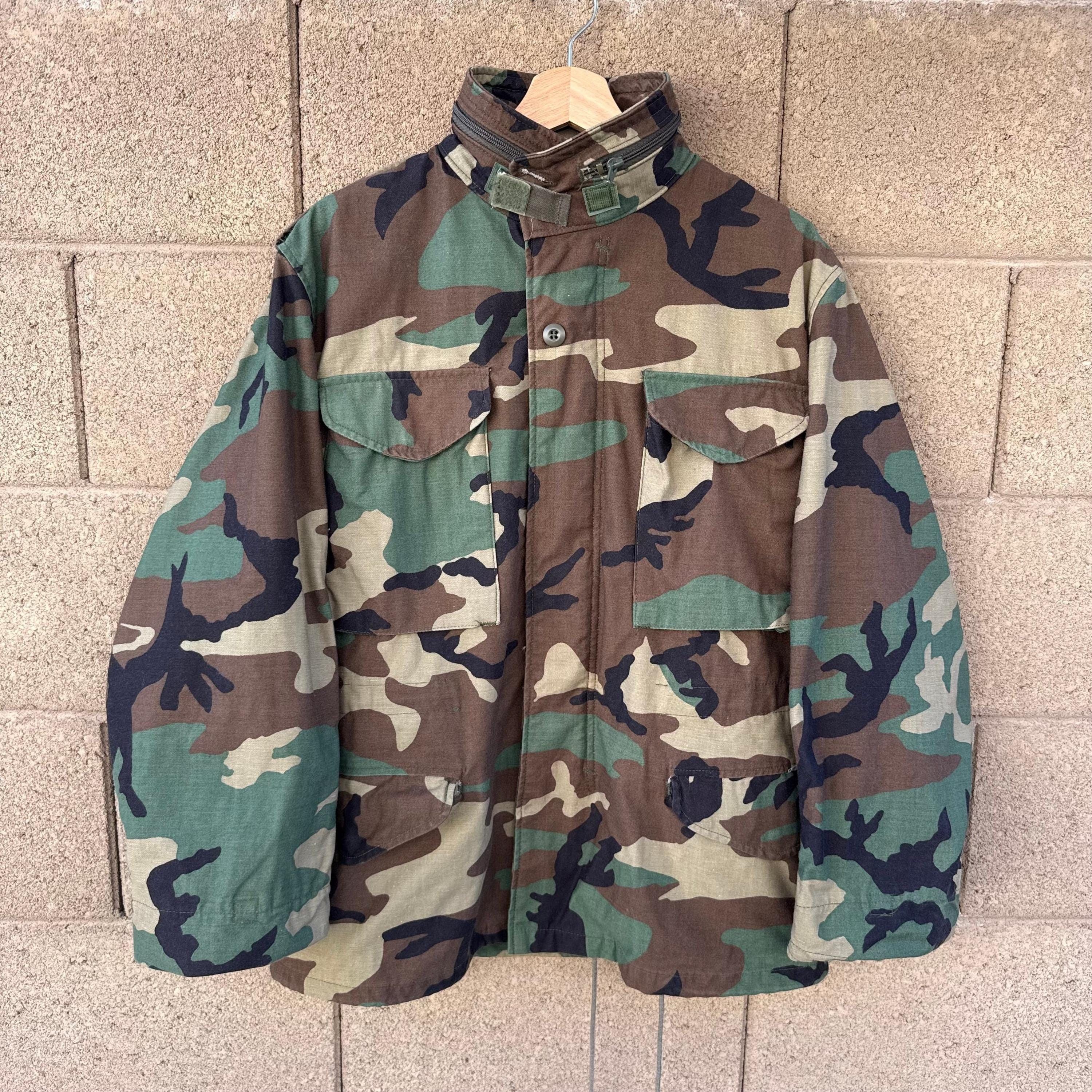 Vintage 91' US Military Woodland Camo Field Jacket Size US M / EU 48-50 / 2 - 1 Thumbnail