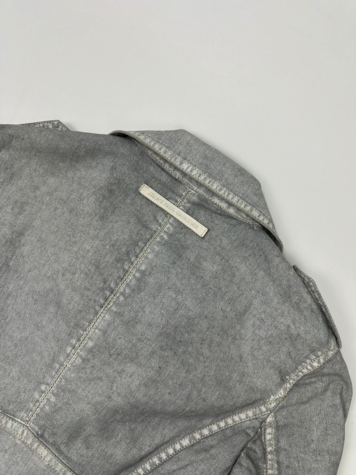 Jean Paul Gaultier Jean Paul Gautier 00’s Silver Short Crop Trench Coat Jacket Size M / US 6-8 / IT 42-44 - 8 Thumbnail