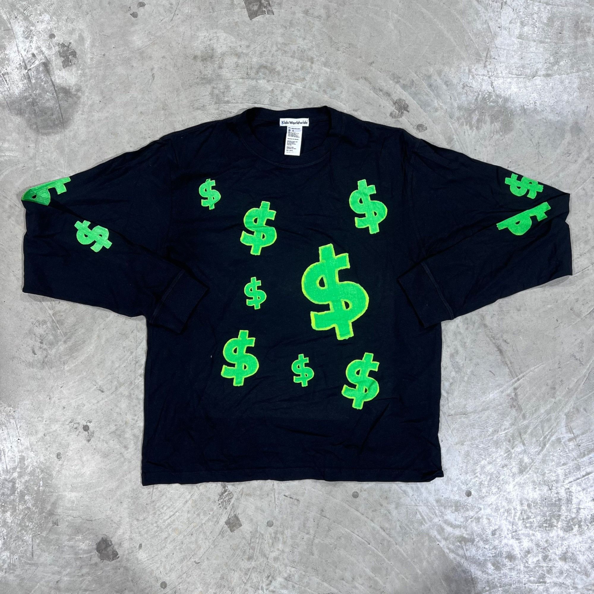 Other NEW KIDS WORLDWIDE DOLLAR BILL LS TEE SZ XL Size US XL / EU 56 / 4 - 4 Thumbnail