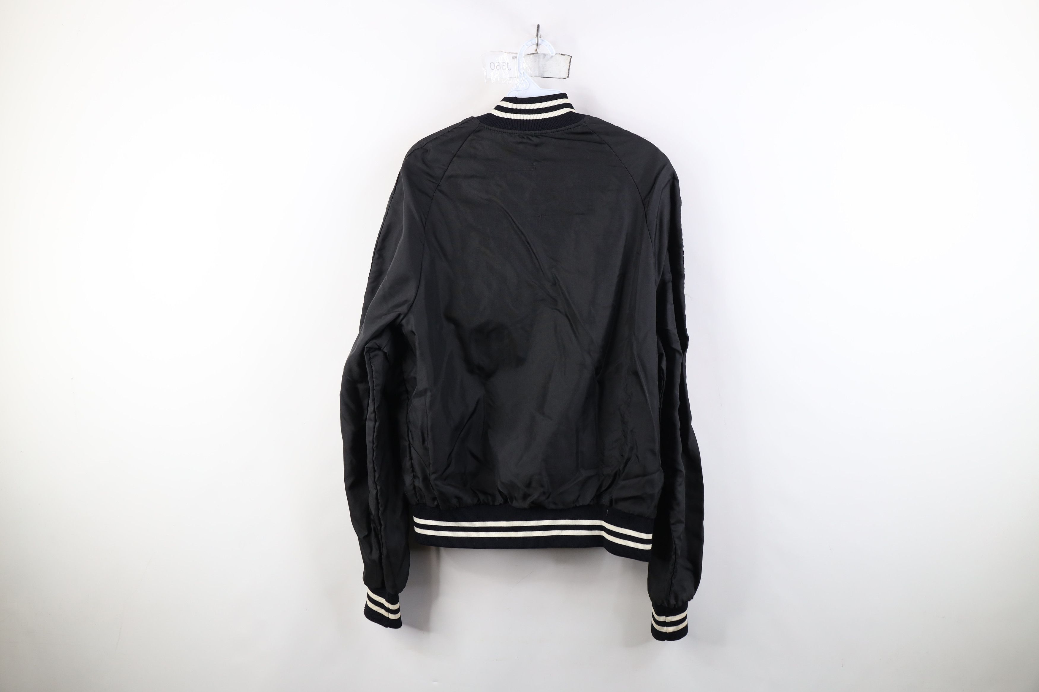 Vintage Vintage 80s 90s Streetwear Striped Pullover Satin Jacket USA Size US L / EU 52-54 / 3 - 14 Thumbnail