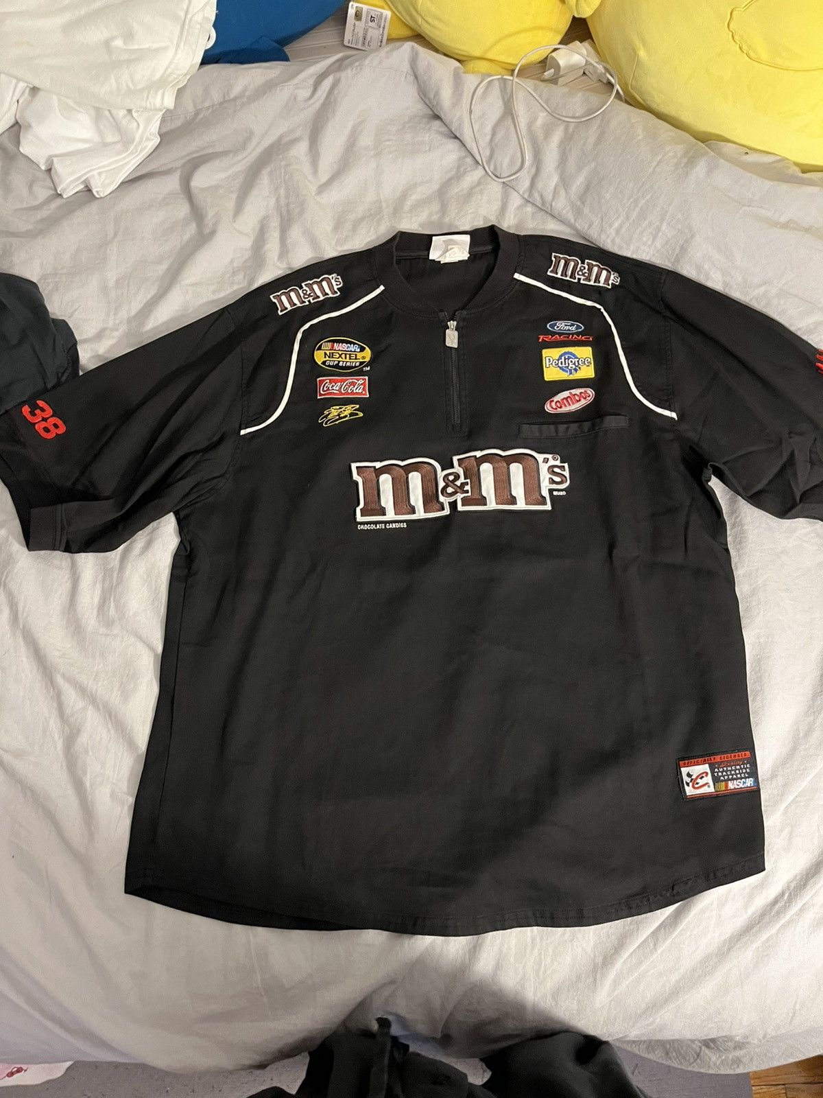 Other Vintage m&m quarter zip jersey racing Size US L / EU 52-54 / 3 - 1 Thumbnail