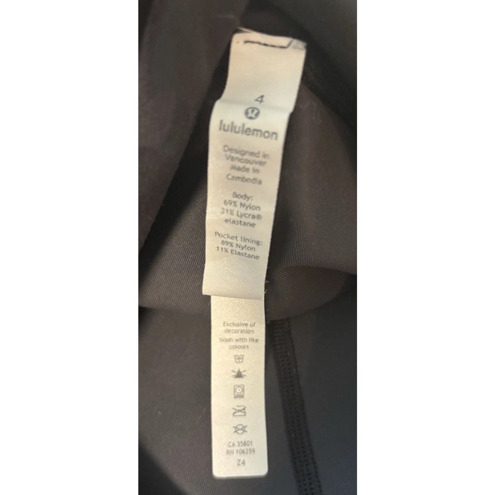 Lululemon Lululemon Fast & Free High-Rise Tight Sz 4 Black Camo Nulux Size 27" / US 4 / IT 40 - 4 Thumbnail