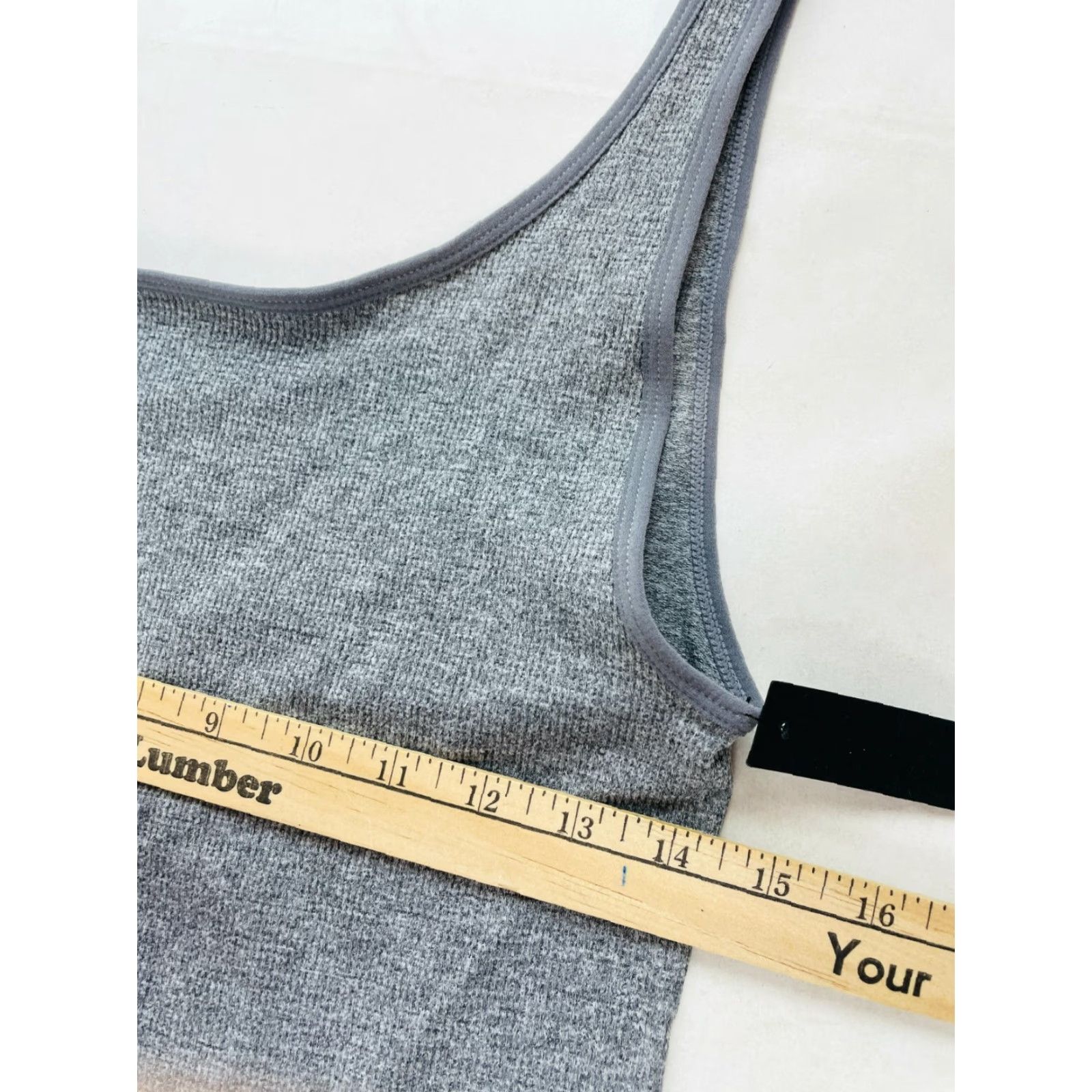 Vintage Free Press Lingerie Bodysuit Women's Large Gray Sleeveless NWT Bodysuit Women Size L / US 10 / IT 46 - 3 Thumbnail