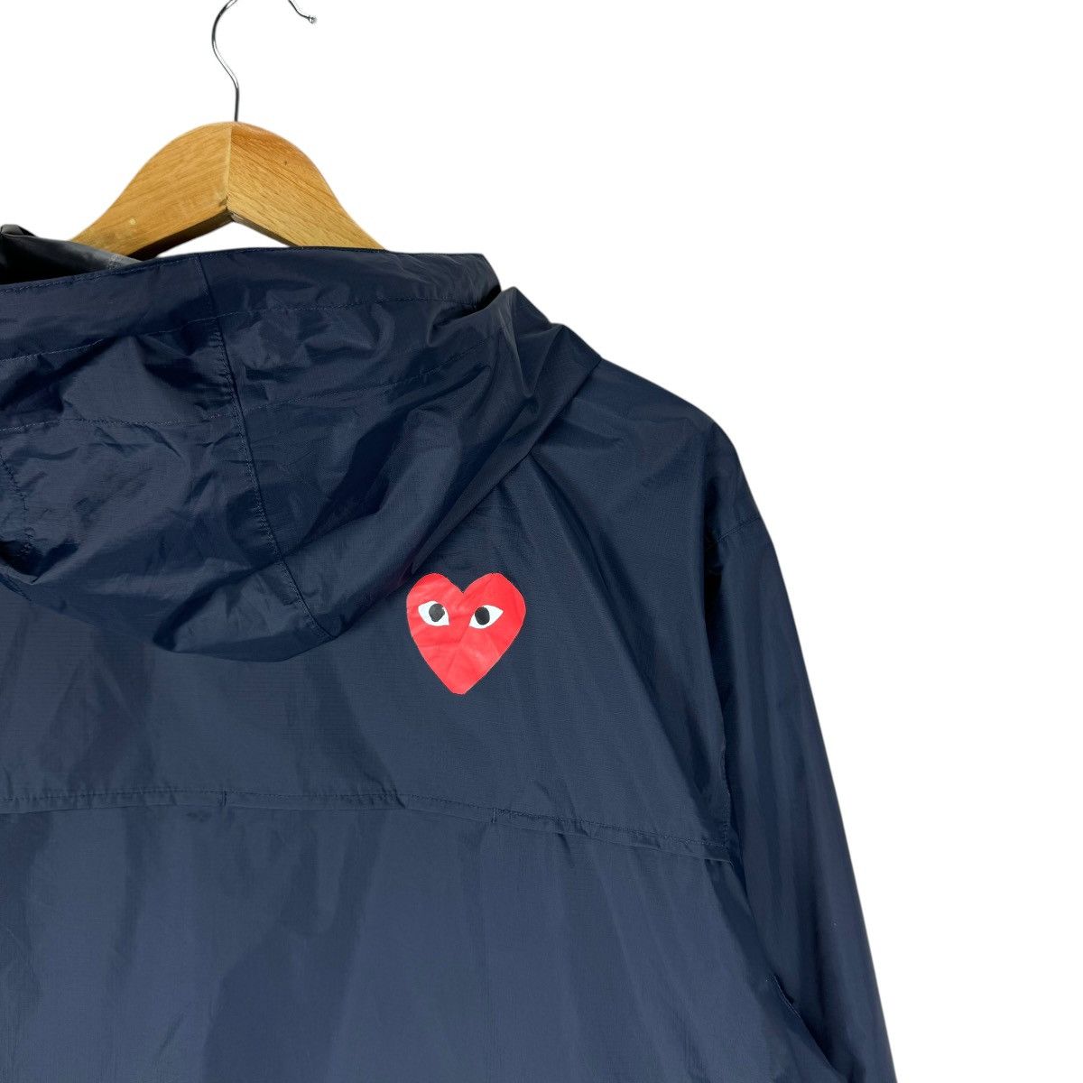 Comme des Garcons 🔥CDG PLAY X KWAY HOODIE WINDBREAKER JACKET Size US XL / EU 56 / 4 - 7 Thumbnail