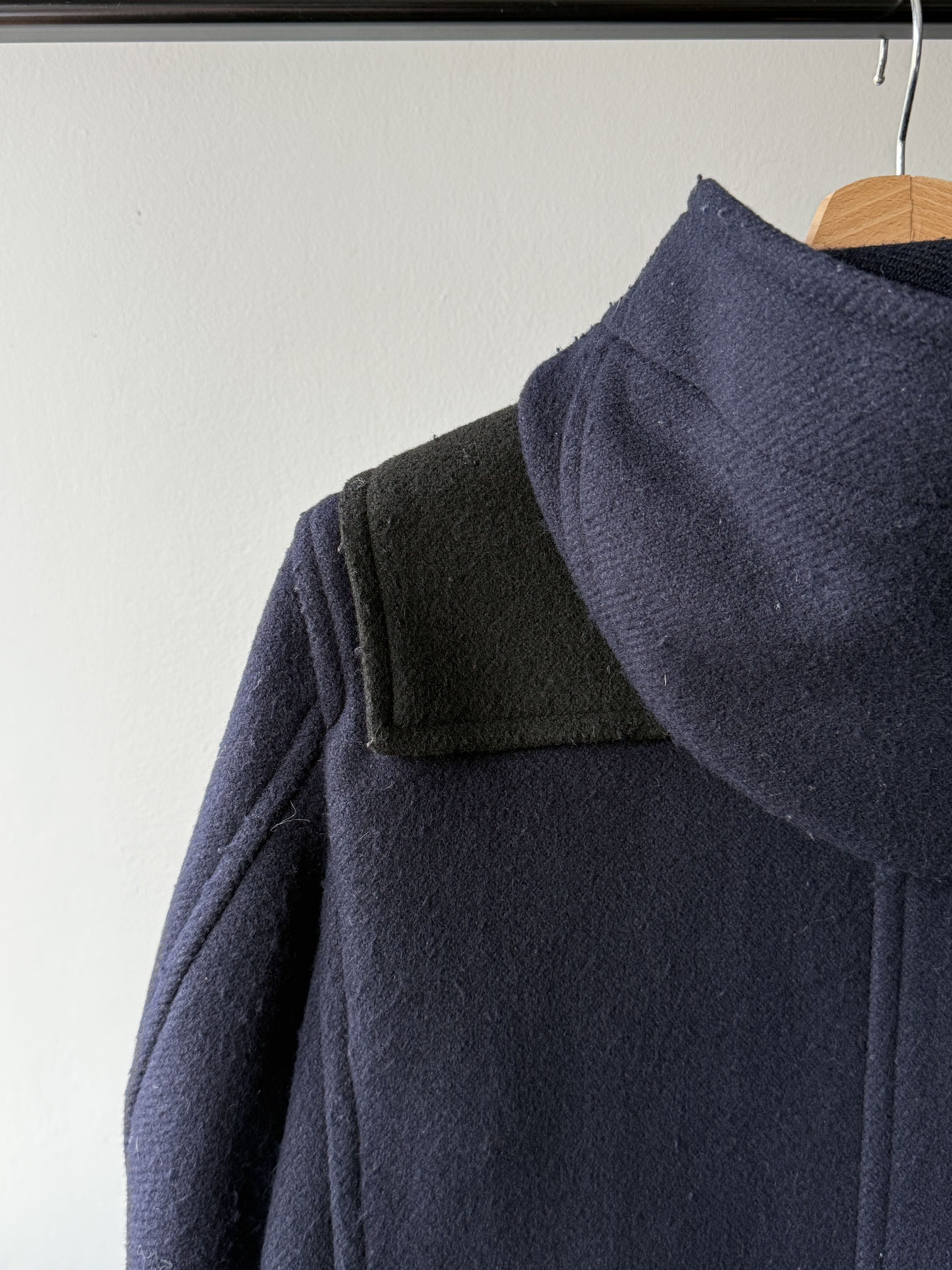 JW Anderson × Uniqlo 2017 J.W. Anderson x Uniqlo Blue Wool Hooded Duffle Coat Size M / US 6-8 / IT 42-44 - 8 Thumbnail