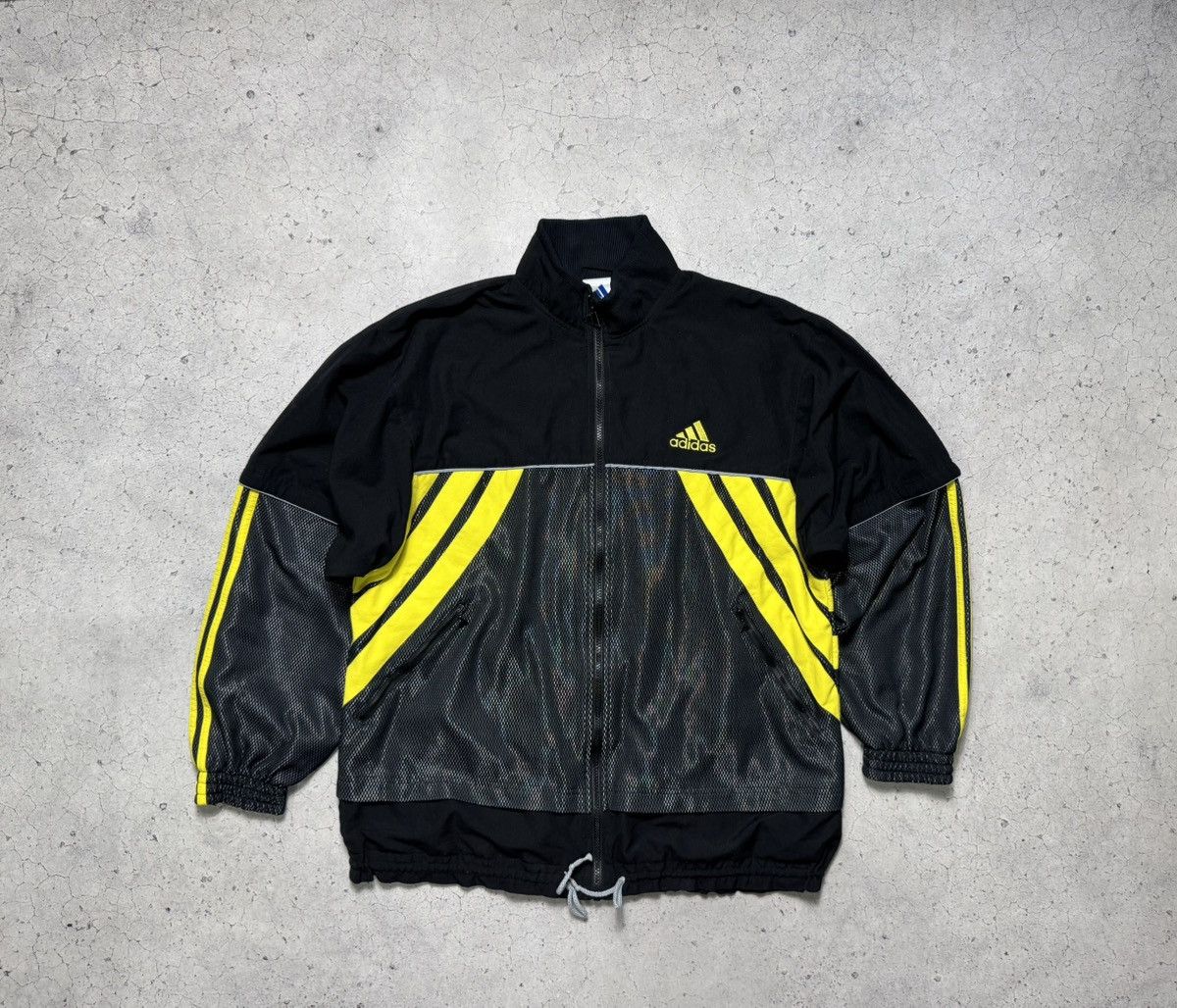 Adidas Adidas Vintage 90’s Nylon Track Suit Jacket And Pants Y2K Size US L / EU 52-54 / 3 - 2 Thumbnail