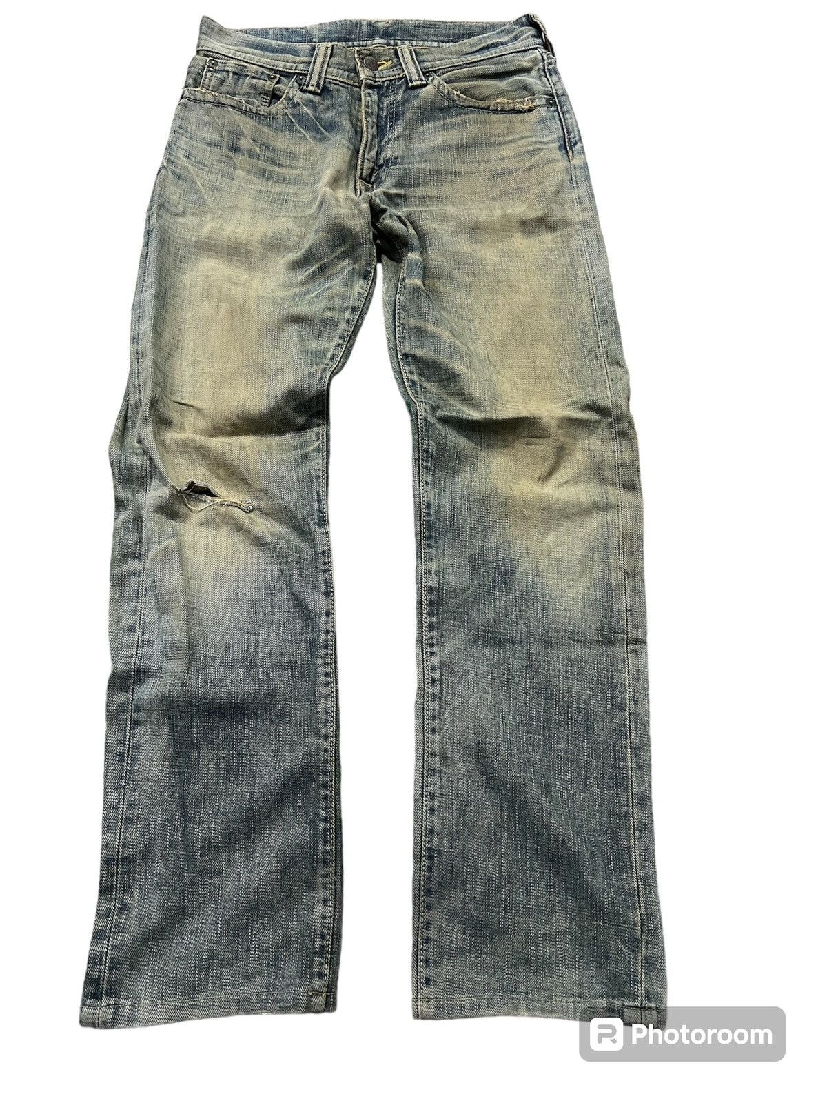 Japanese Brand GL HEART DISTRESSED RUSTY JEANS Size US 30 / EU 46 - 1 Thumbnail