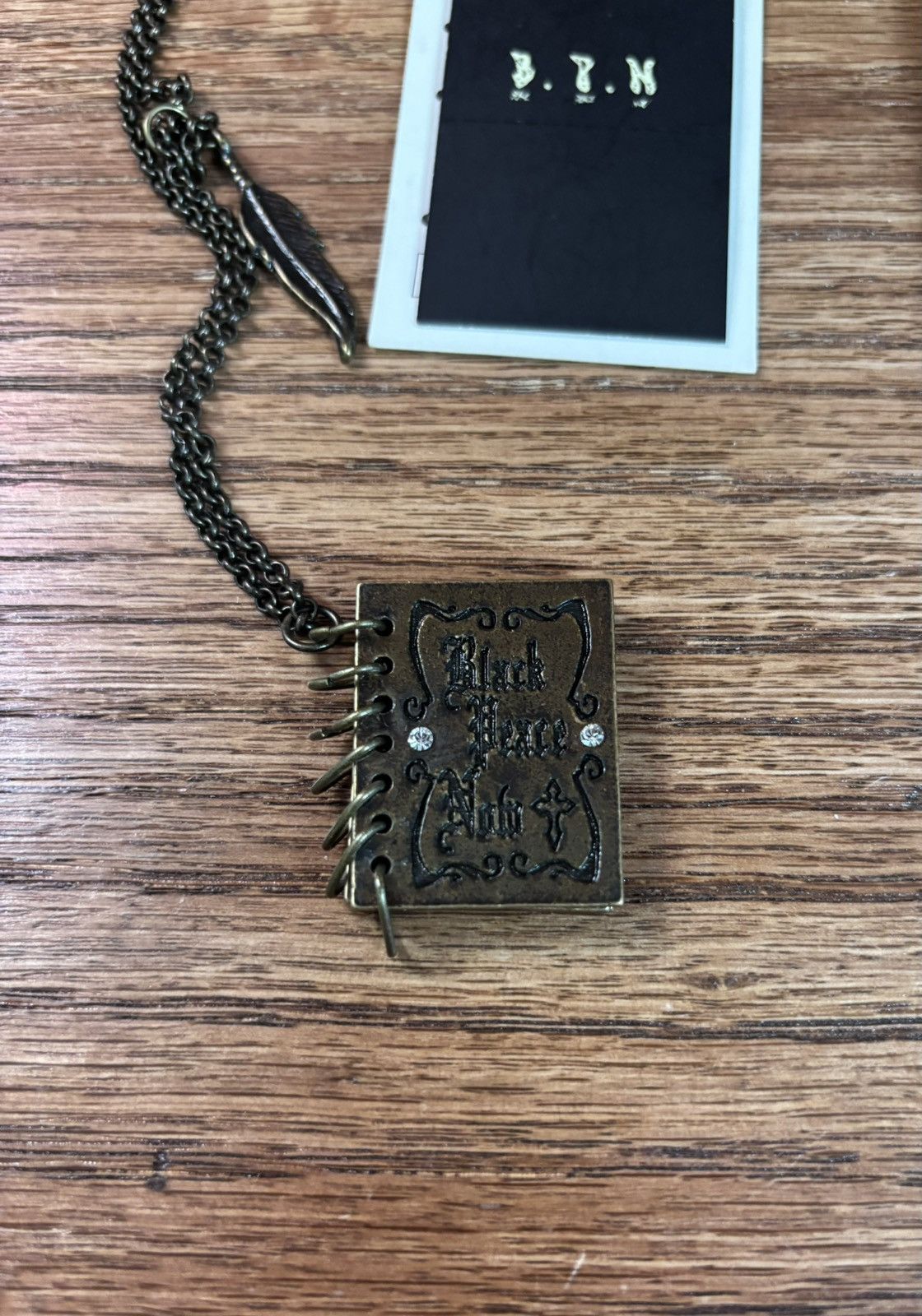Japanese Brand Black Peace Now Necklace Size ONE SIZE - 2 Thumbnail