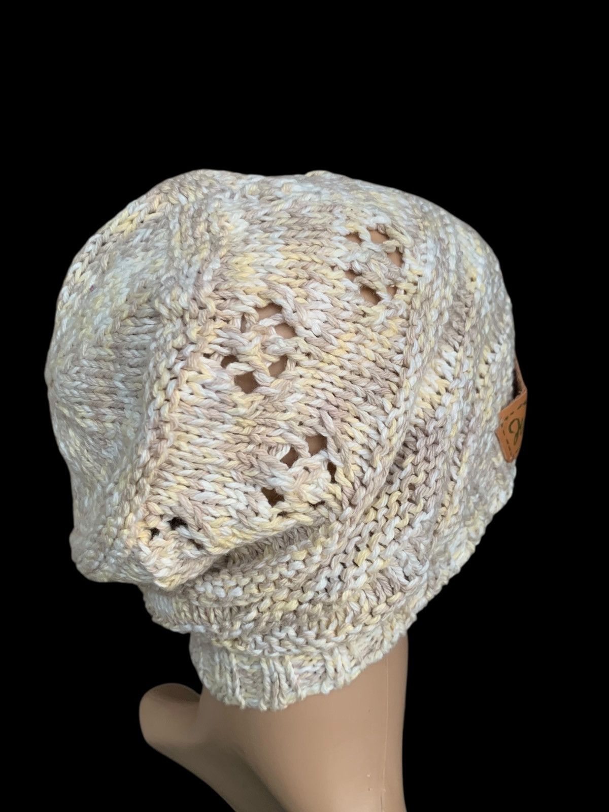 Handmade × Japanese Brand × Vintage Crochet Knitted Beanie Handmade Japanese Style Size ONE SIZE - 6 Thumbnail