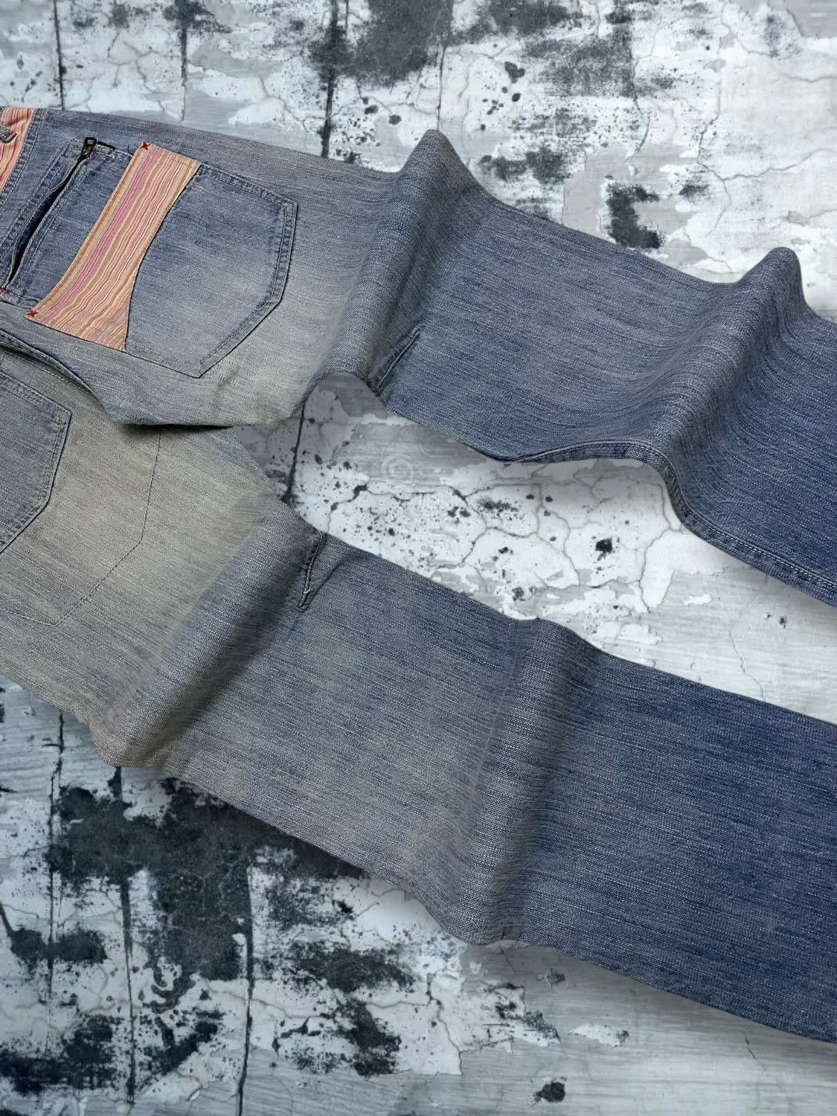 Japanese Brand Vintage 1990s Japan Designer Wild Khakis Engineered Denim Size US 30 / EU 46 - 13 Thumbnail