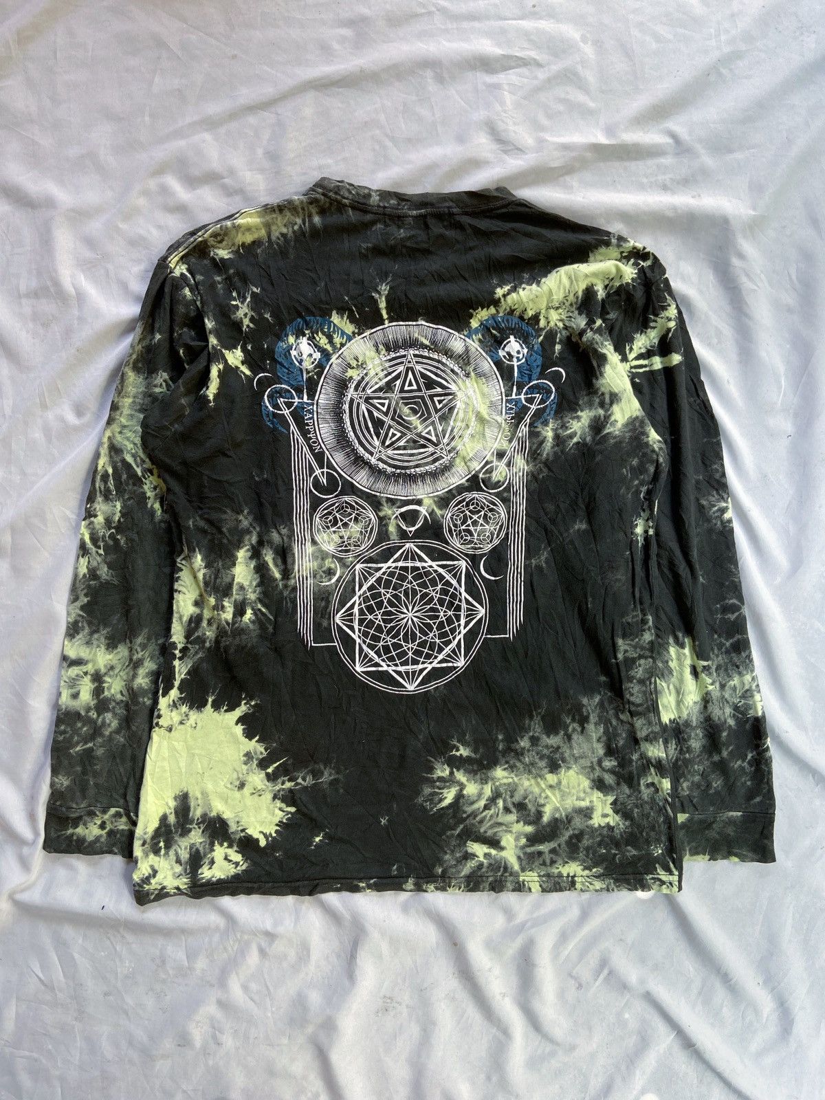 LAS VEGAS PENTAGRAM SYMBOL TIE DYE LONG SLEEVE