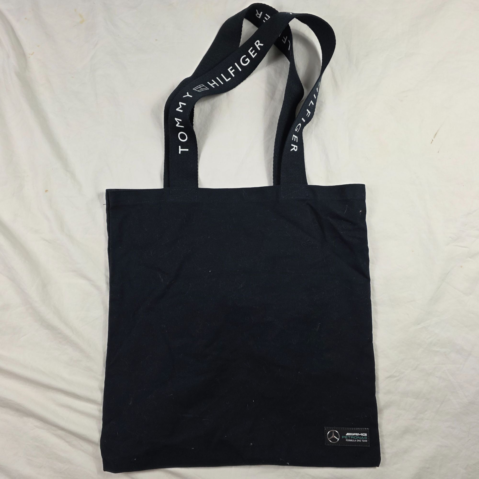 Tommy Hilfiger Tommy Hilfiger Mercedes AMG Petronas F1 Team Black Tote Bag Size ONE SIZE - 1 Thumbnail