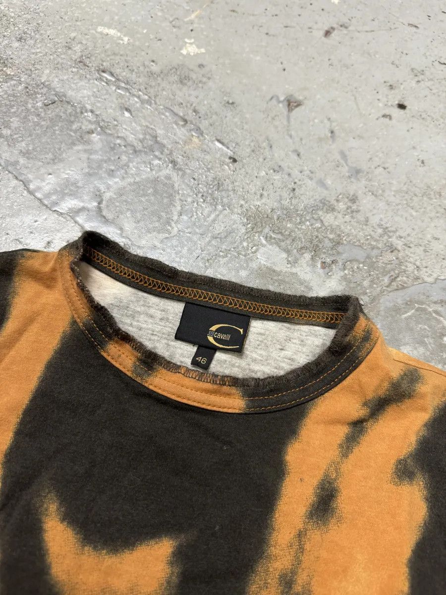 Just Cavalli SS2002 Cavalli Orange & Black Hallucination Longsleeves Size XS / US 0-2 / IT 36-38 - 7 Thumbnail