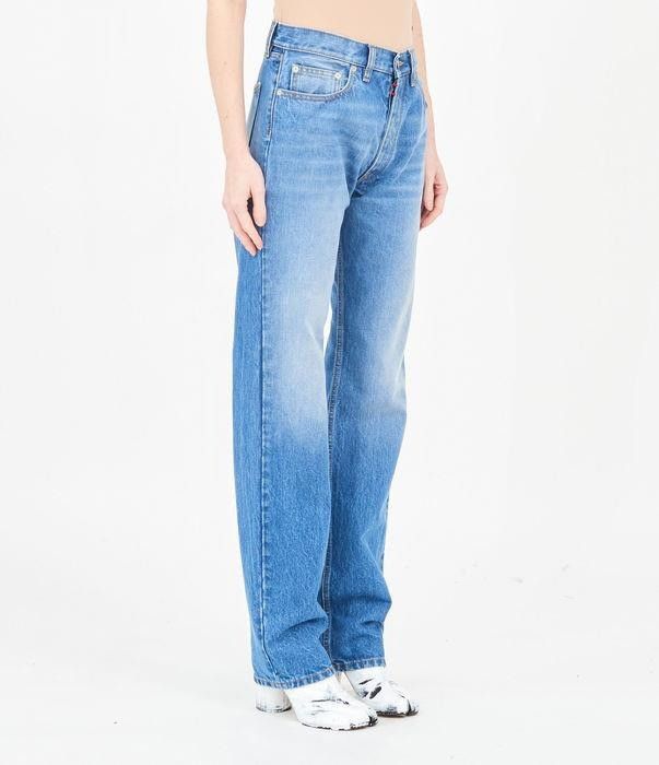 Maison Margiela o1bcso1str0226 L’s Wash Slim Jeans in Blue Size 30" / US 8 / IT 44 - 2 Thumbnail