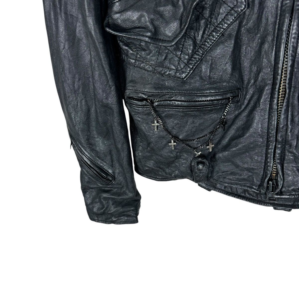 Vintage ☀️I RISH BIKERS LEATHER JACKET Size US M / EU 48-50 / 2 - 7 Thumbnail