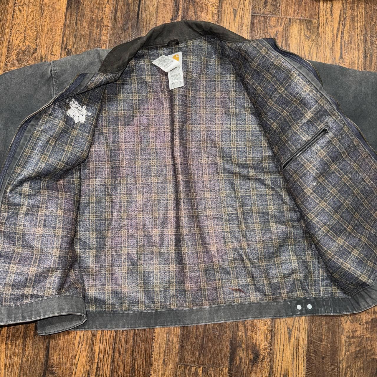 Carhartt Carhartt Men's Grey and Black Jacket Size US XXL / EU 58 / 5 - 4 Thumbnail