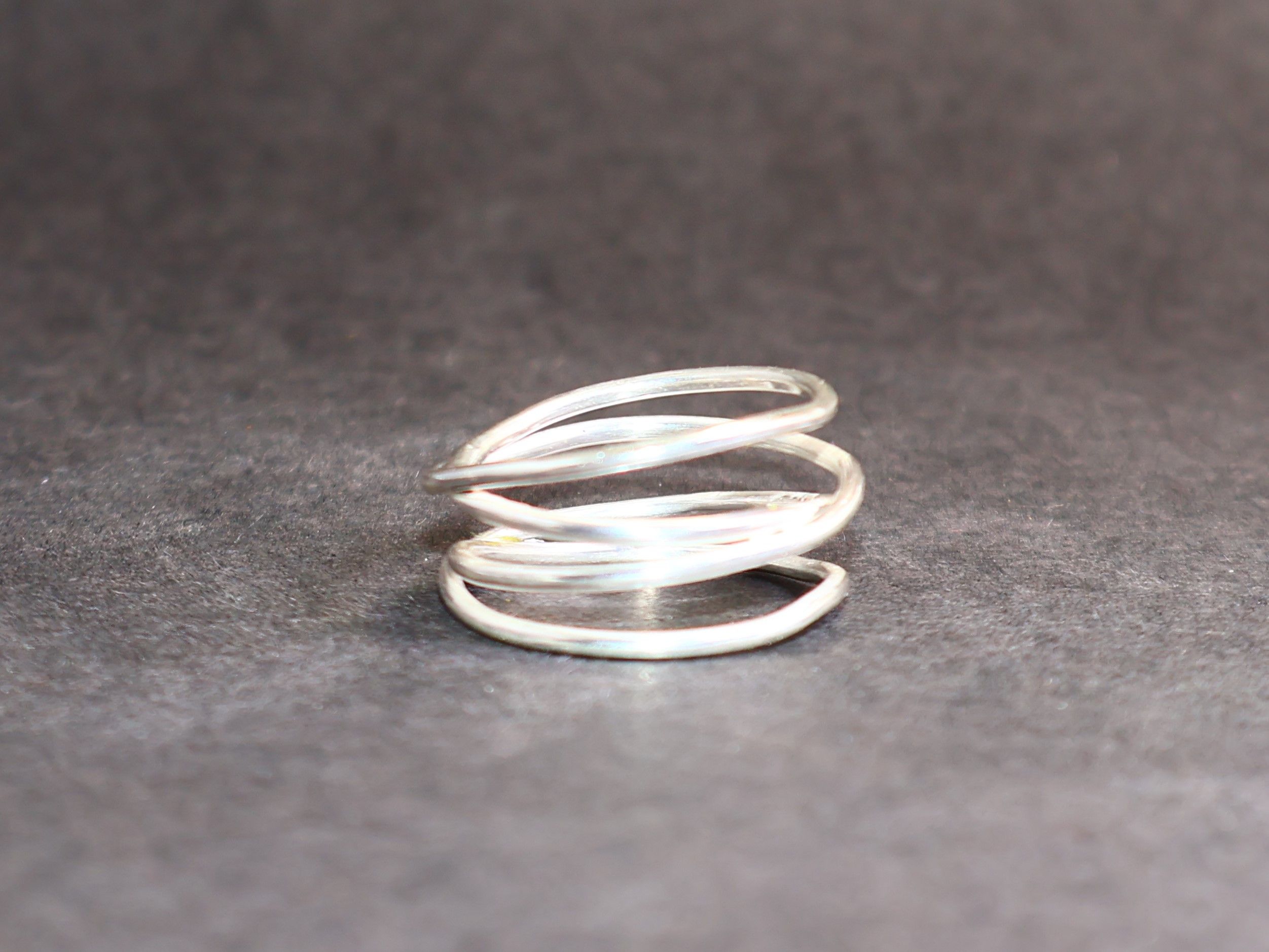 Handmade Rolling Ring, Rolling Band Ring, Handmade Sterling Silver, Size ONE SIZE - 2 Thumbnail